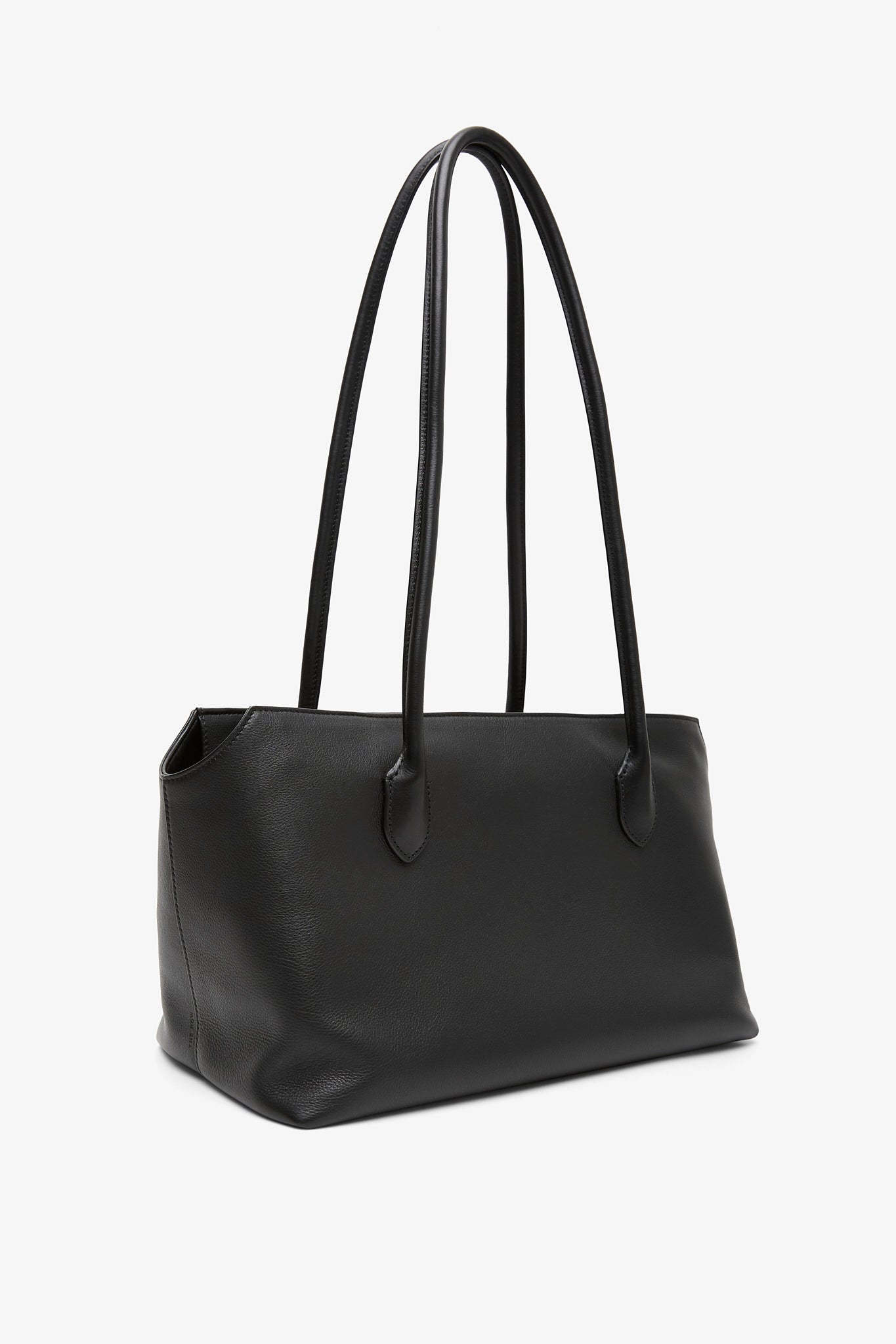 Terrasse black leather bag