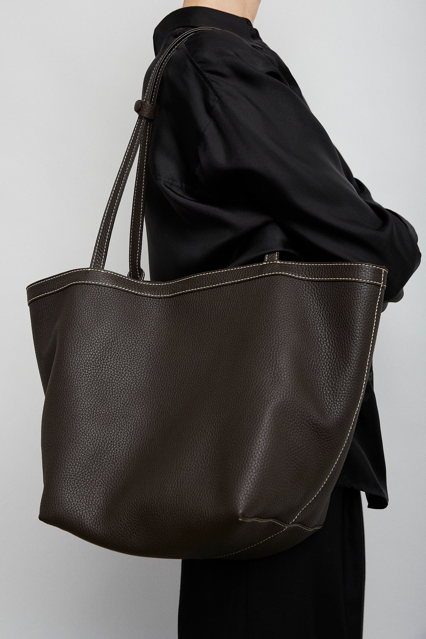 Park Tote Three brown leather bag