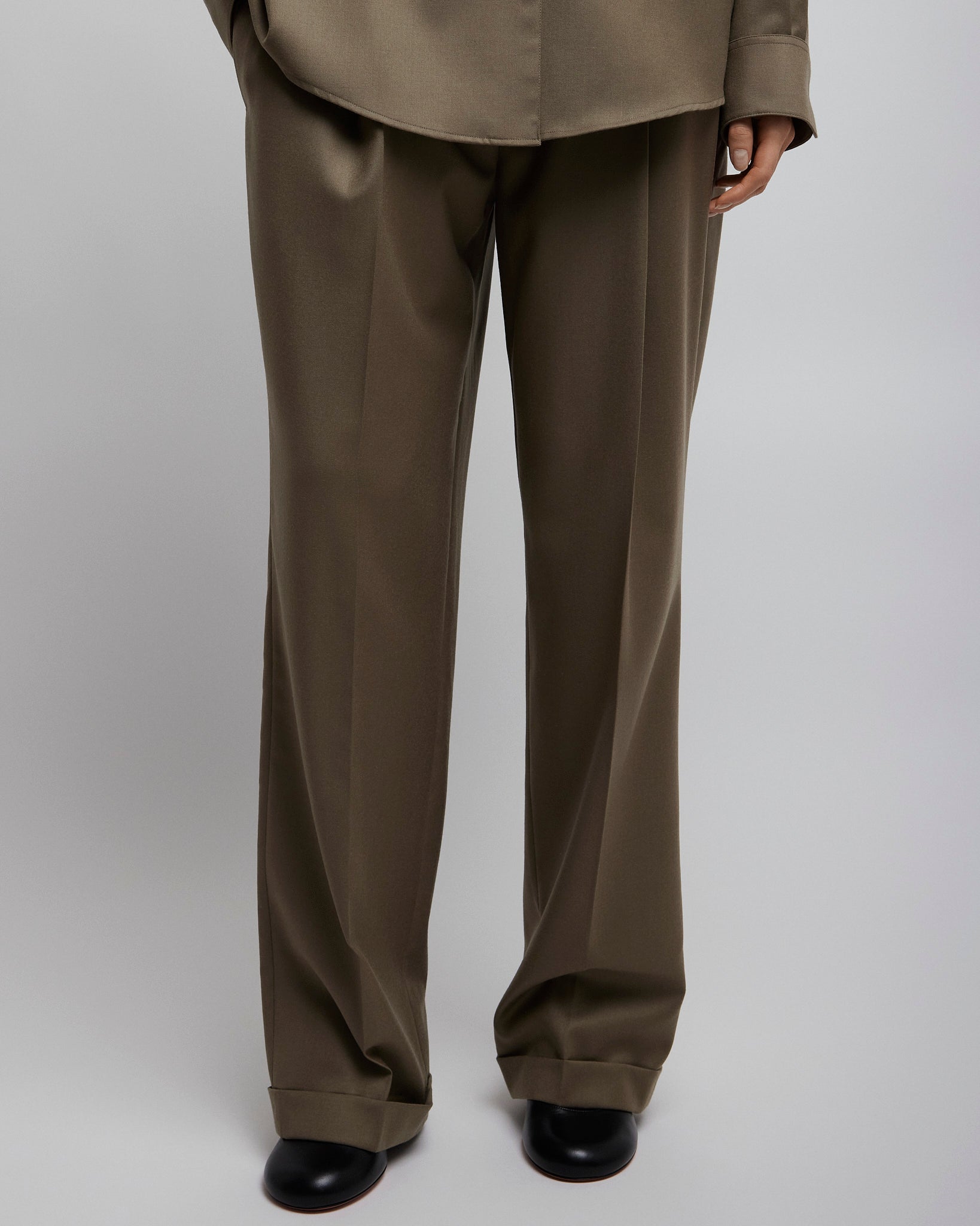 Sorina wool flannel pants