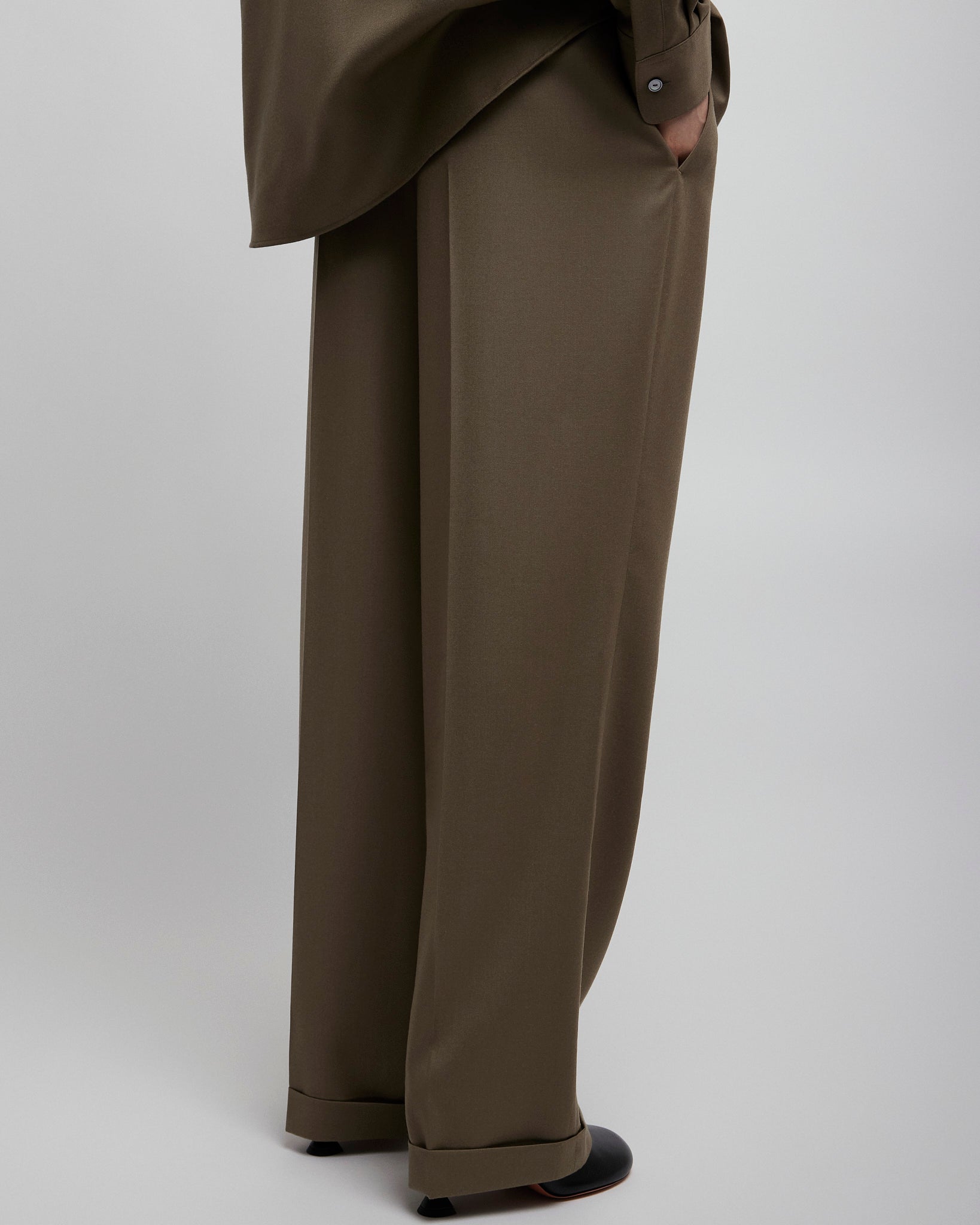 Sorina wool flannel pants
