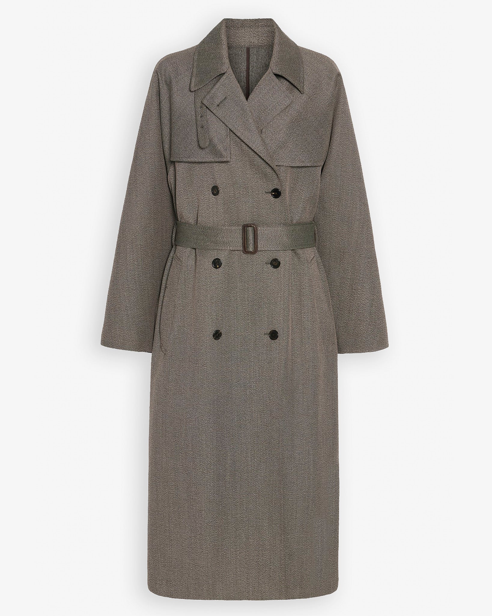 Rhydian wool gabardine coat