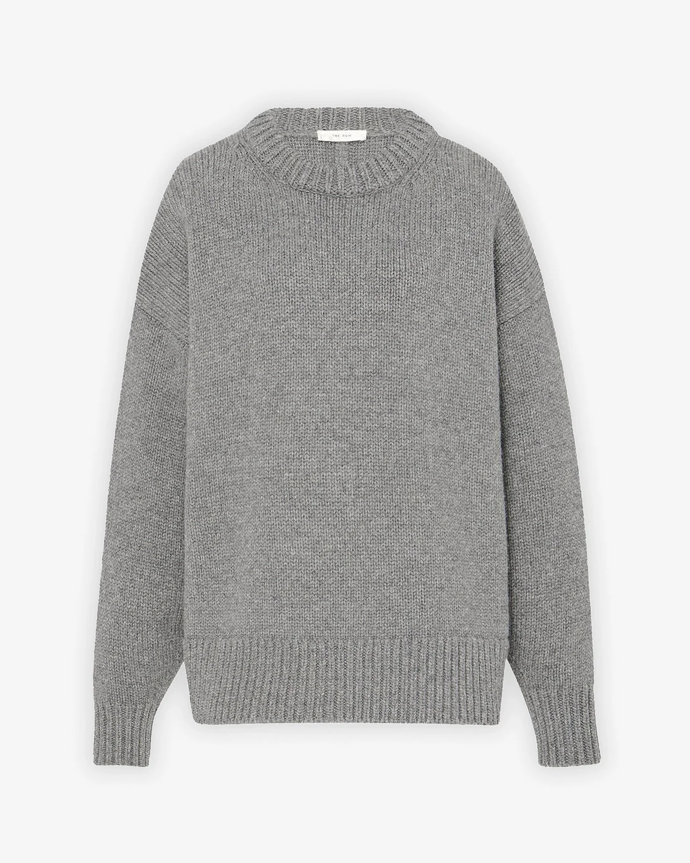 Gray sweater on a white background