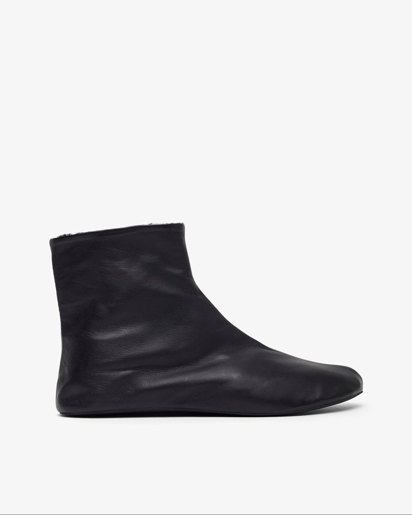 Stella black leather boots