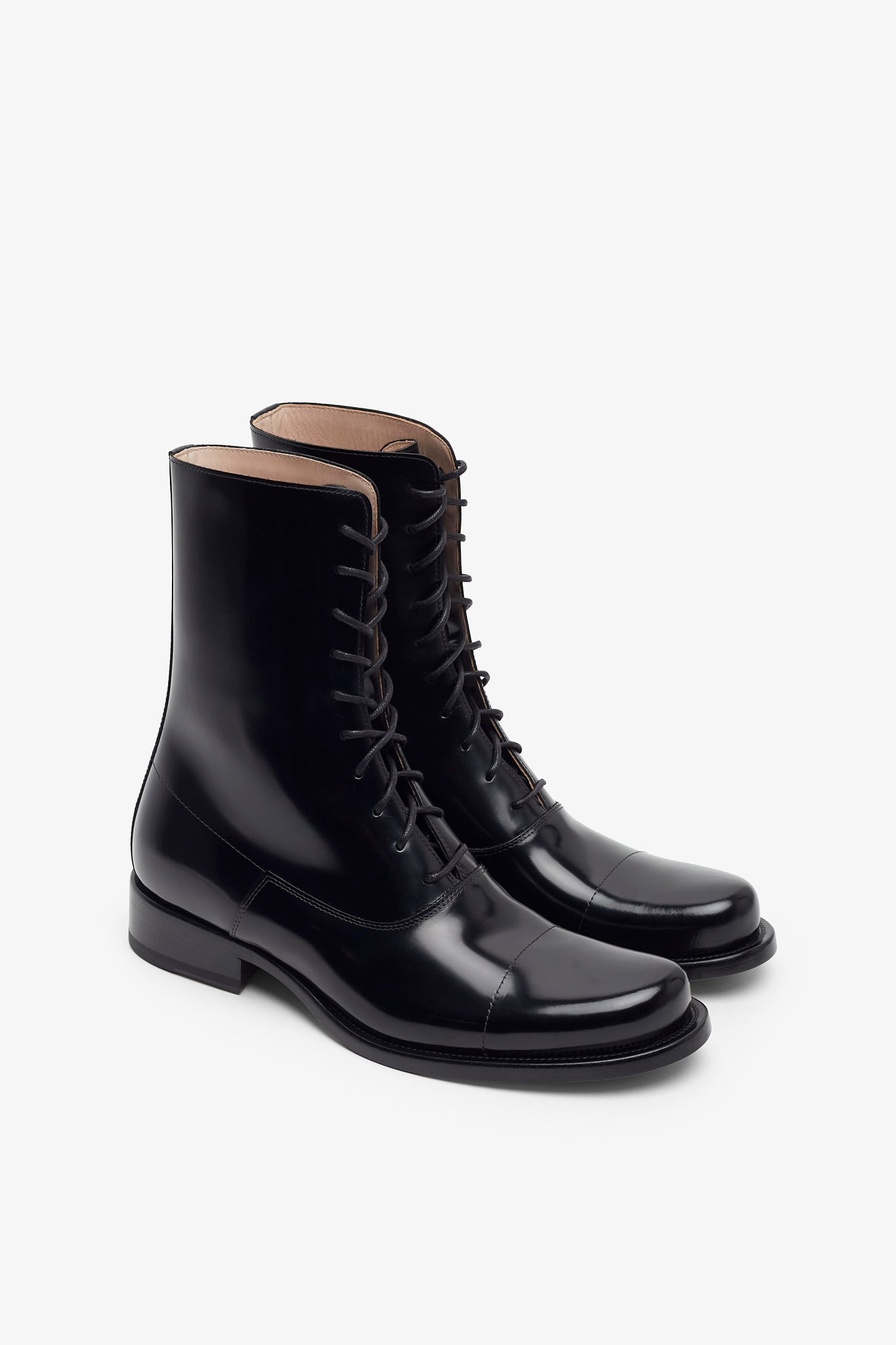 Kai lace up leather boots