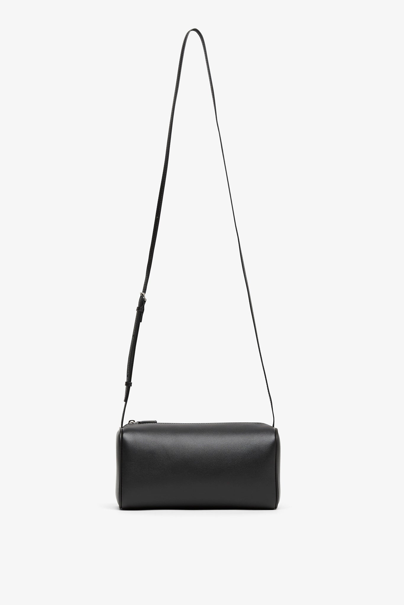 90S black leather crossbody bag