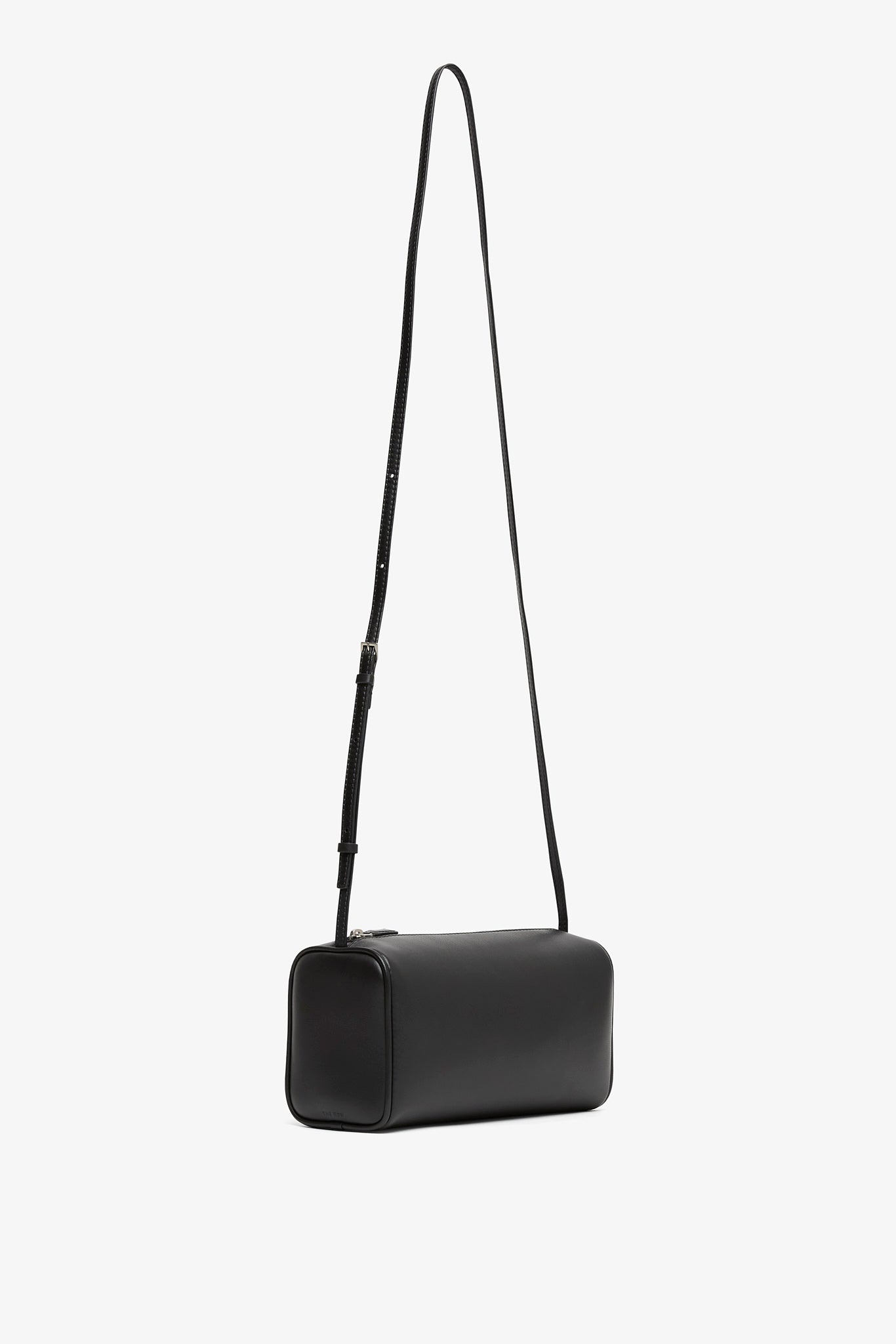 90S black leather crossbody bag