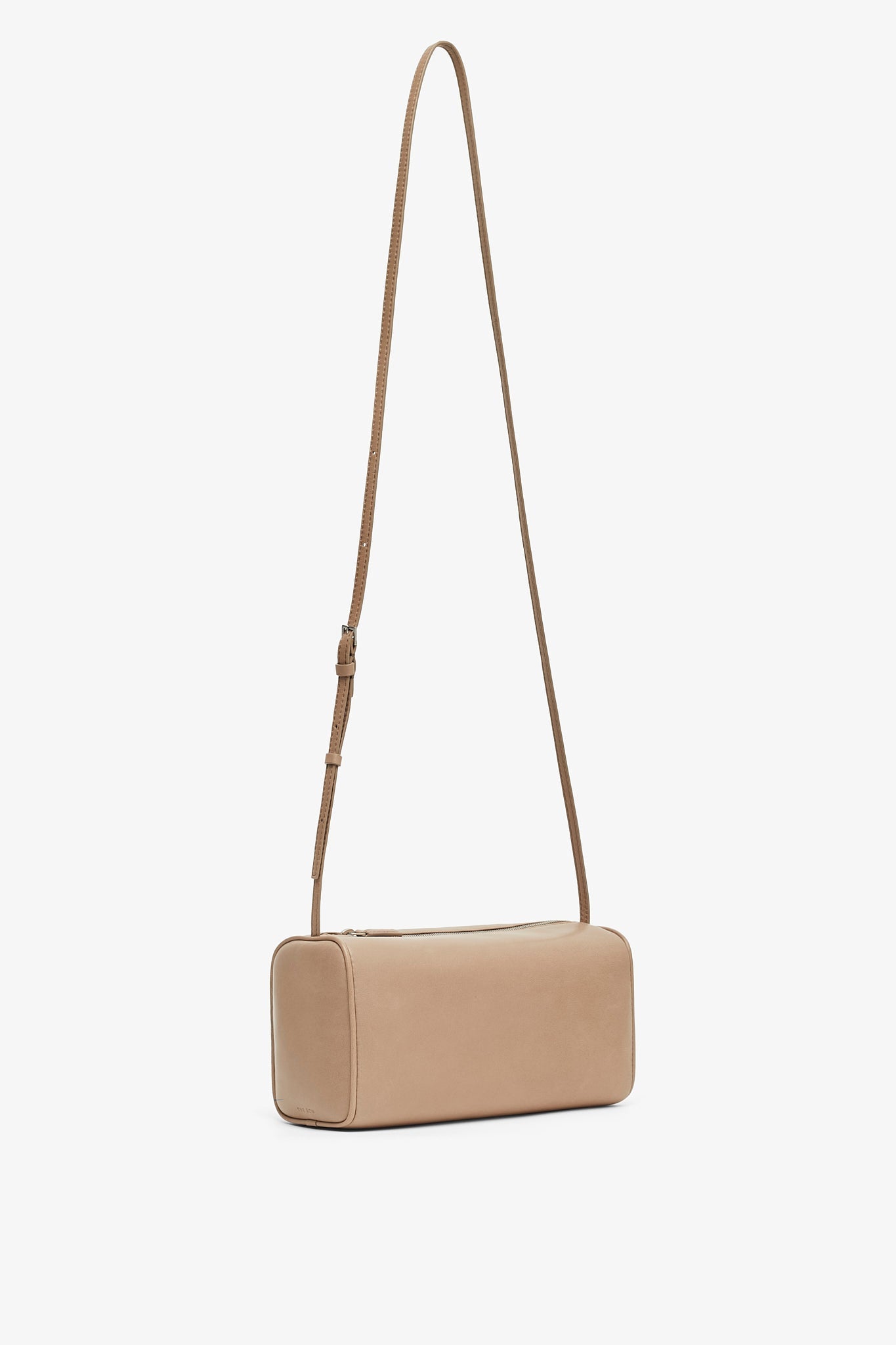90S stone leather crossbody bag