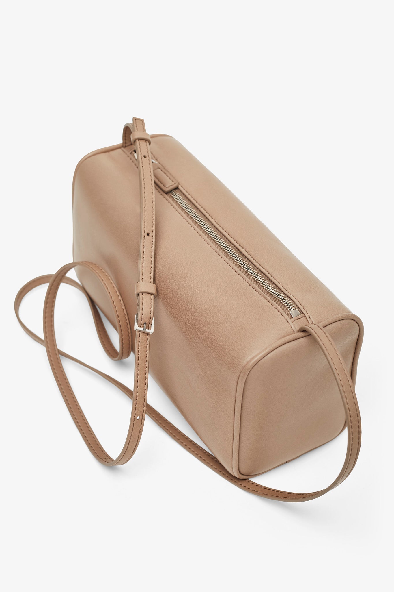 90S stone leather crossbody bag