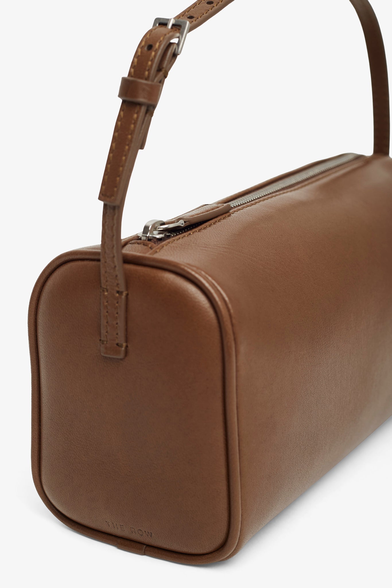 90S muschio brown leather bag