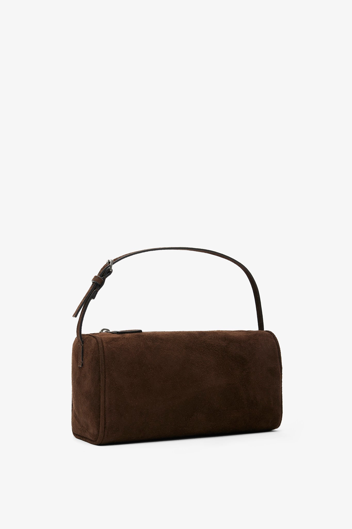 90S dark brown suede bag