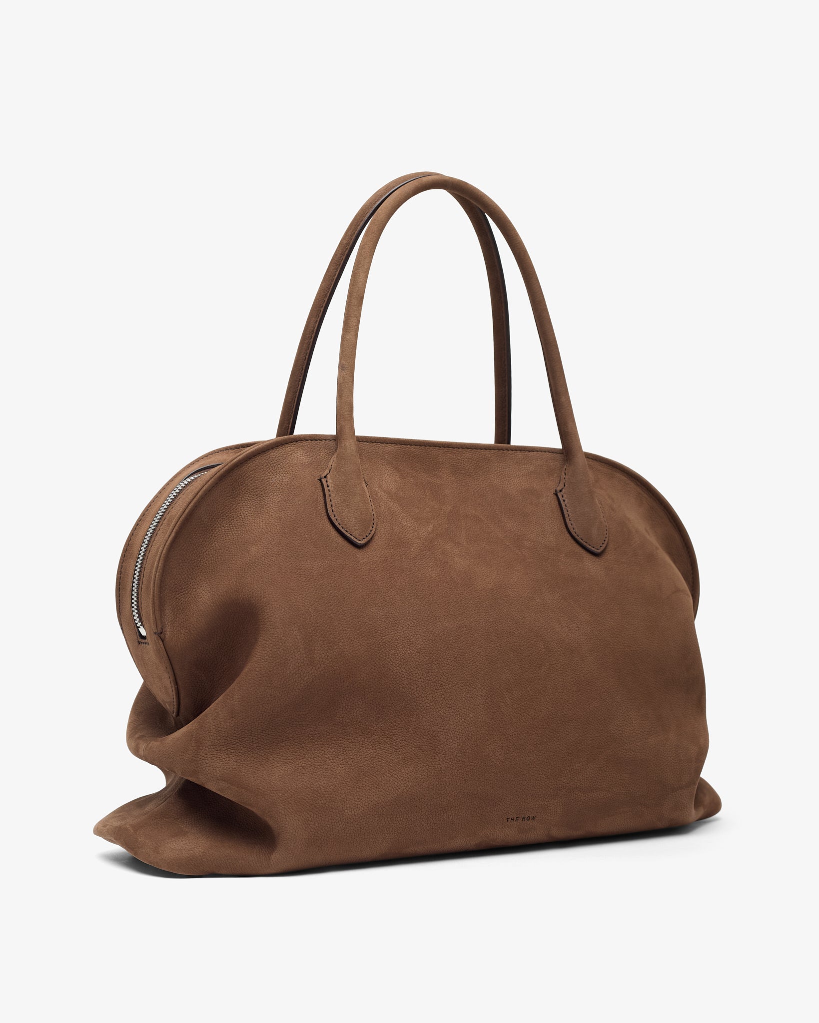 Agnes 15 beige suede bag