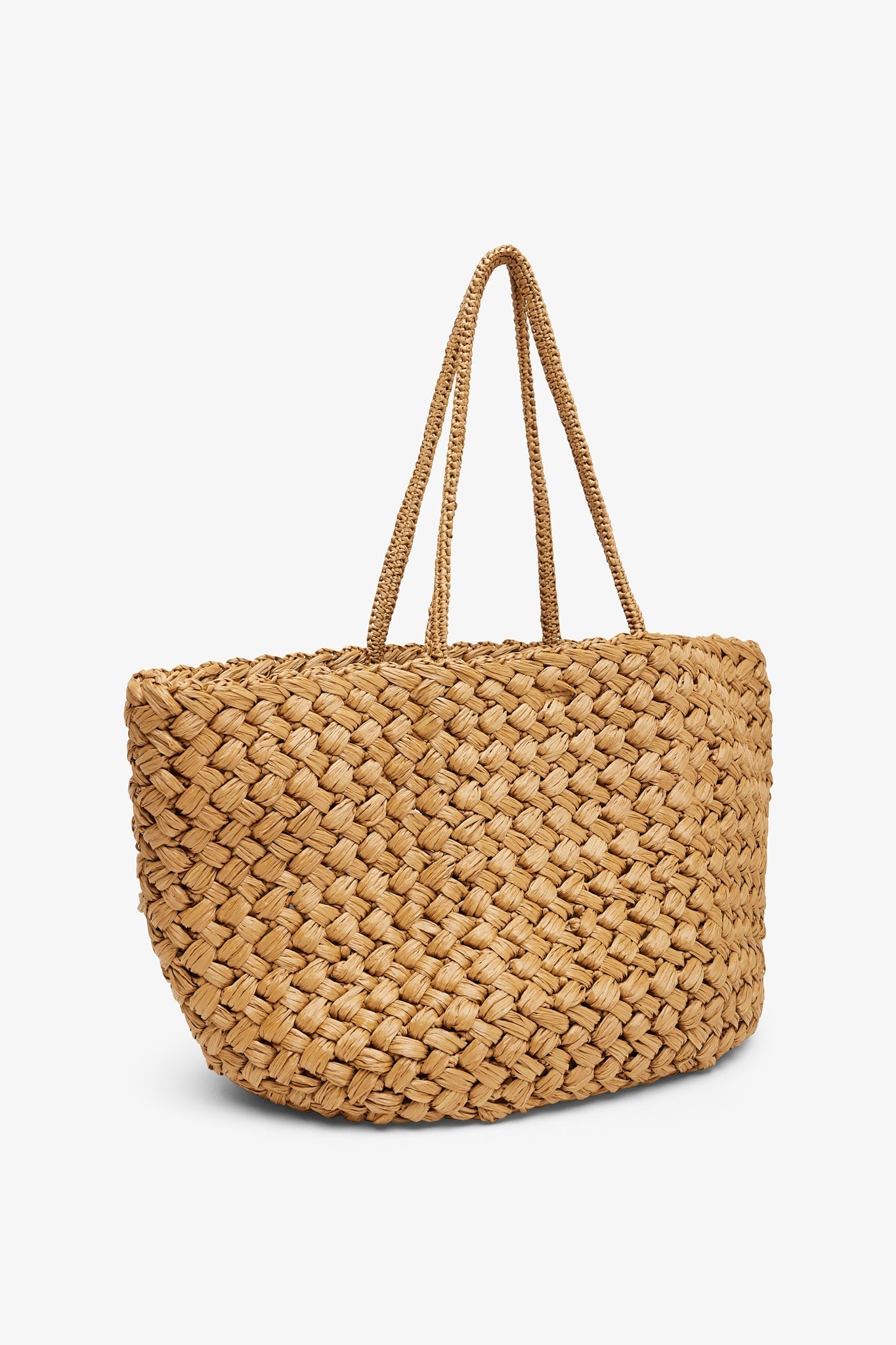 Large Estelle Two raffia bag