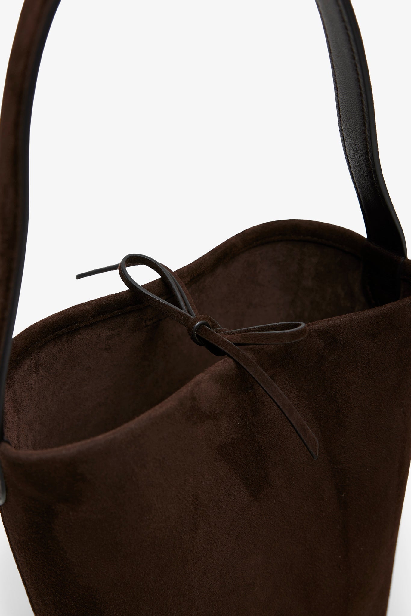 Small N/S Park dark brown tote bag