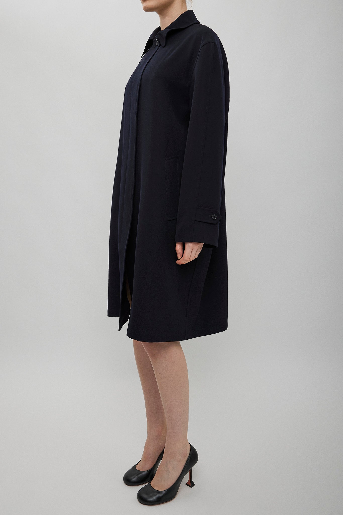 Dayton dark navy coat