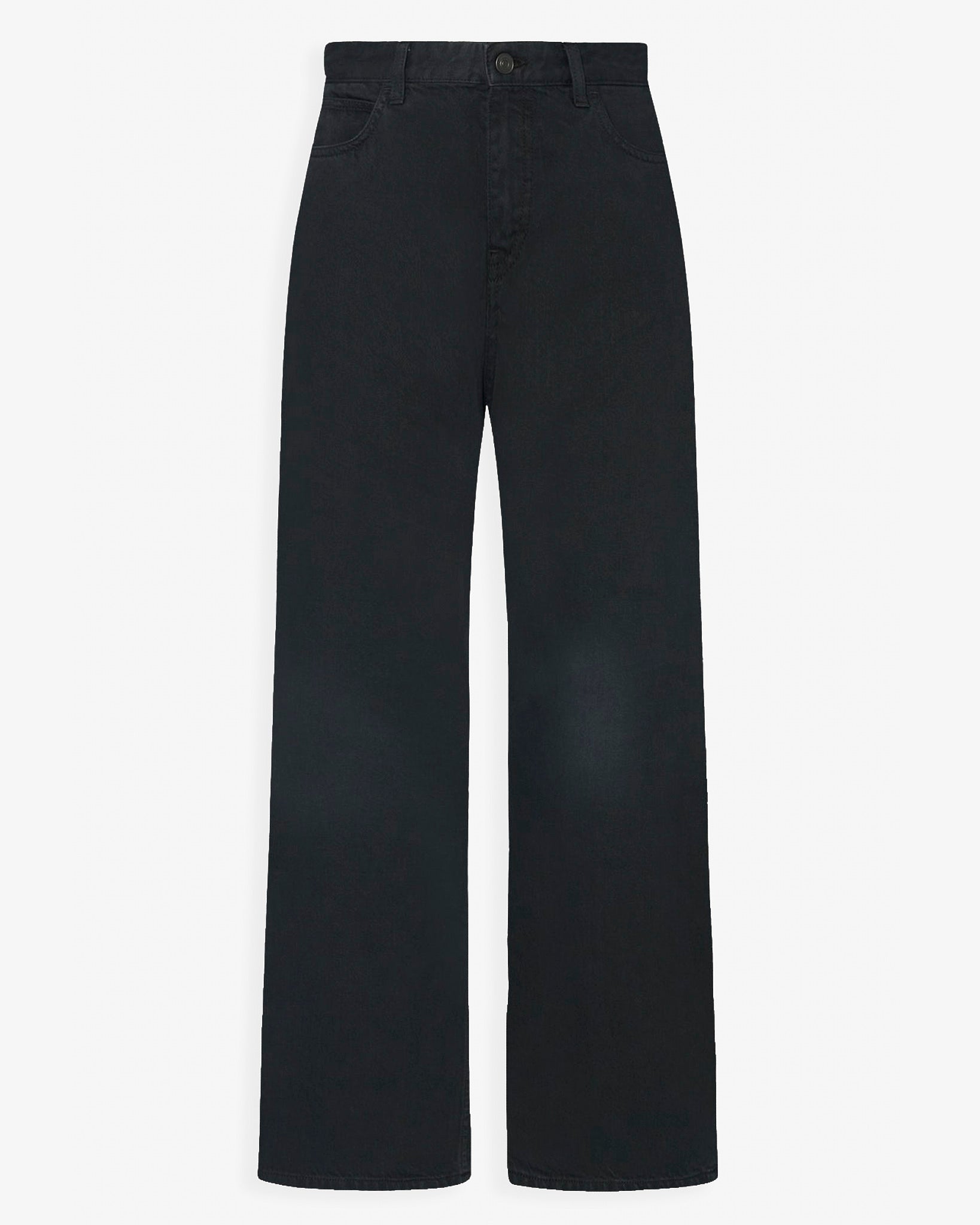 Eglitta black linen wide-leg pants