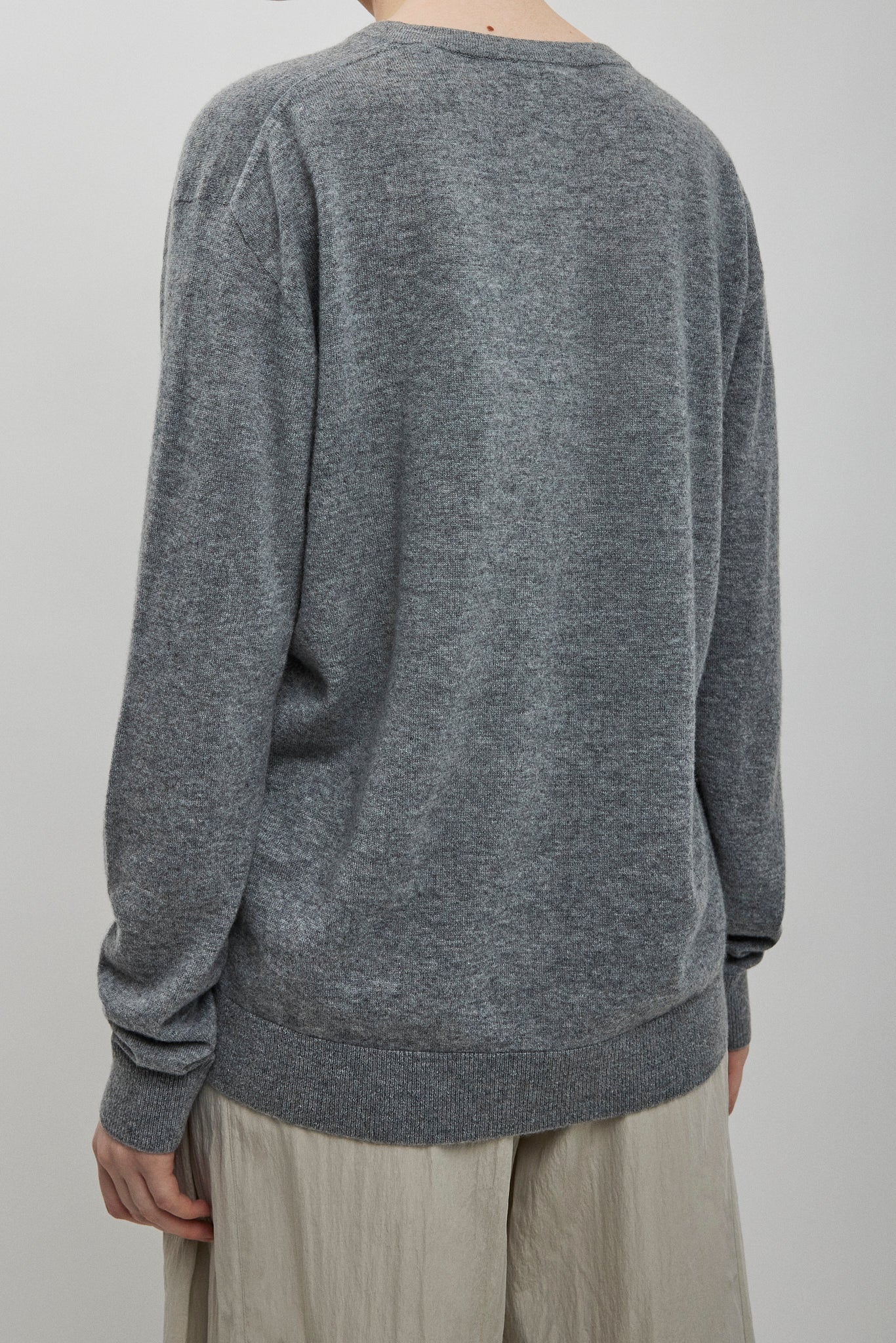 Nian grey cashmere top