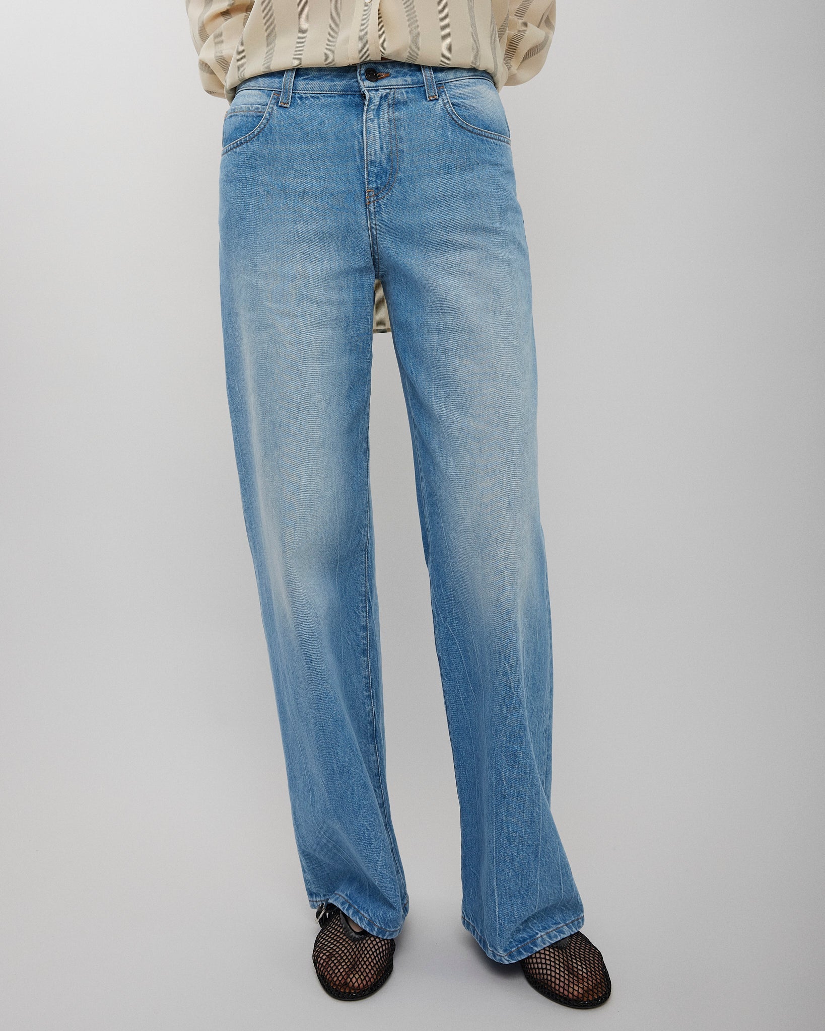 Eglitta blue denim pants