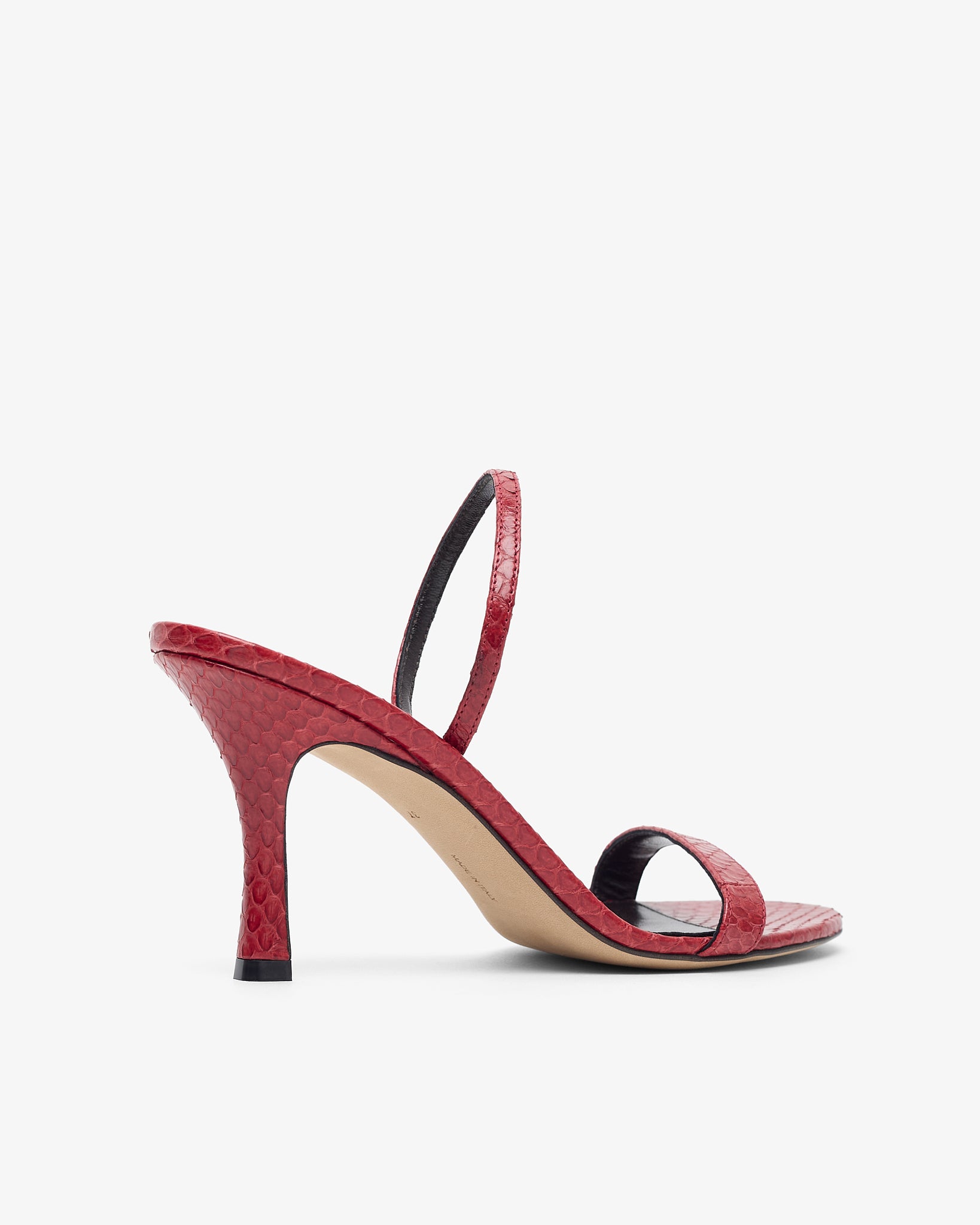 Ella red slingback sandals