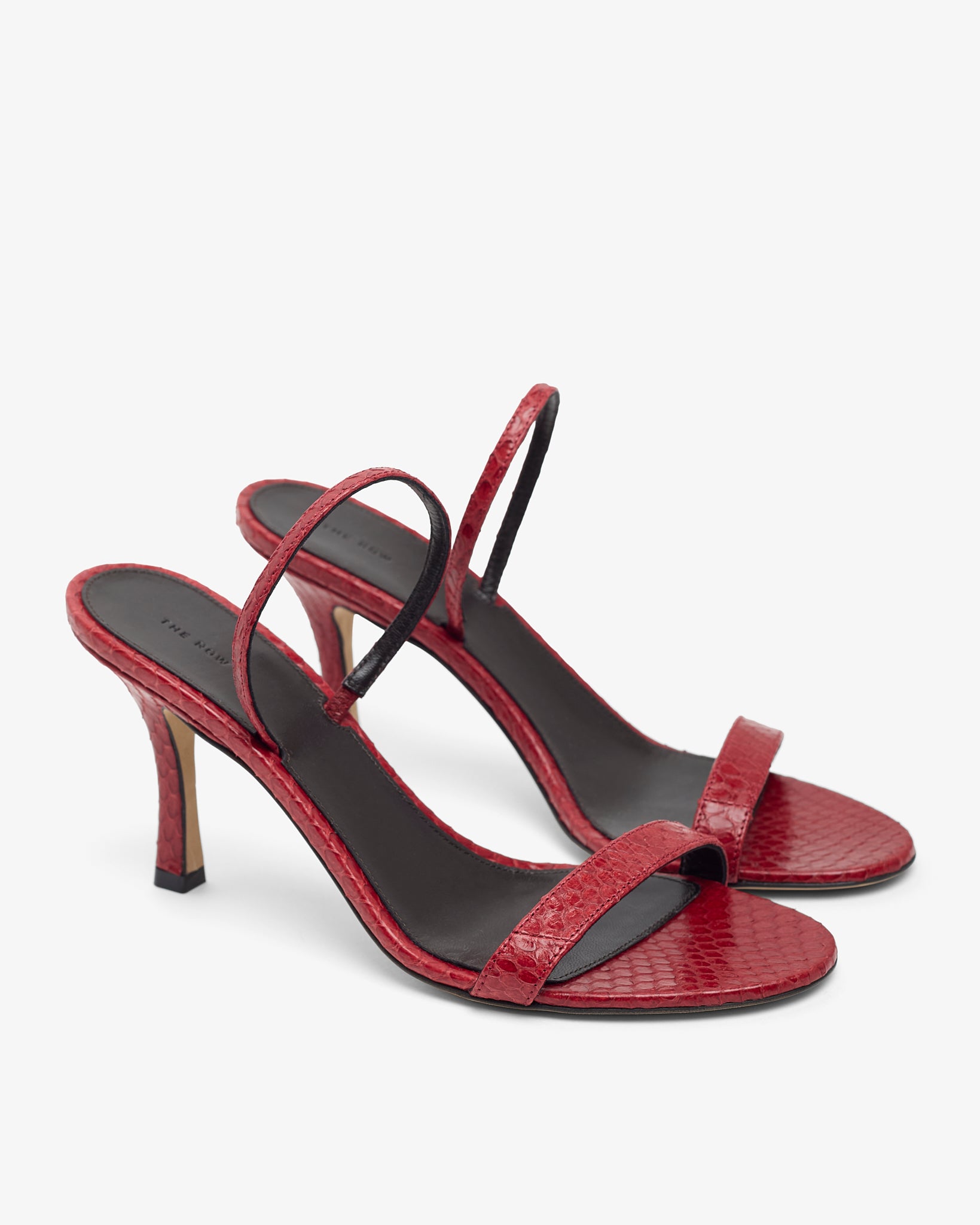 Ella red slingback sandals