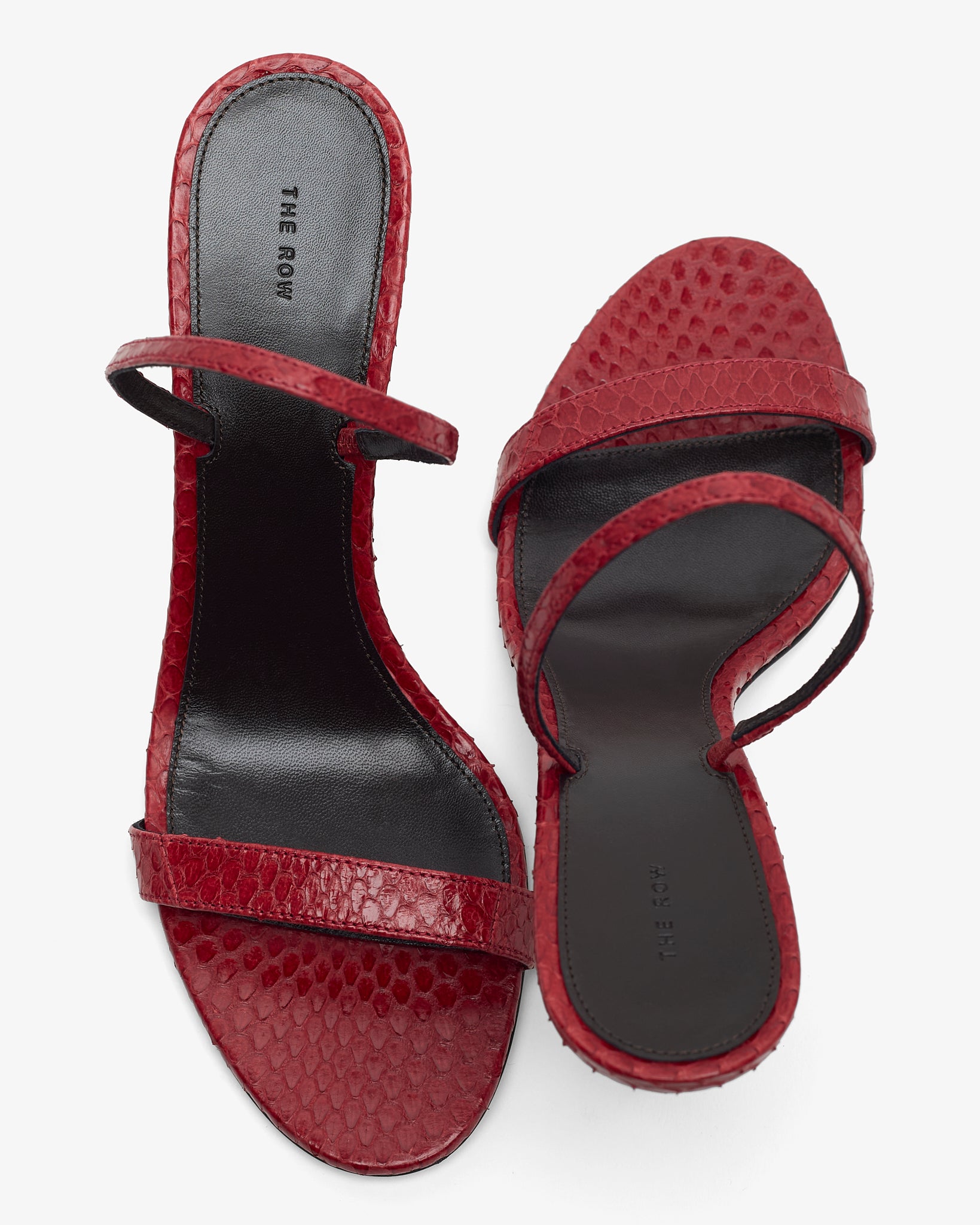 Ella red slingback sandals