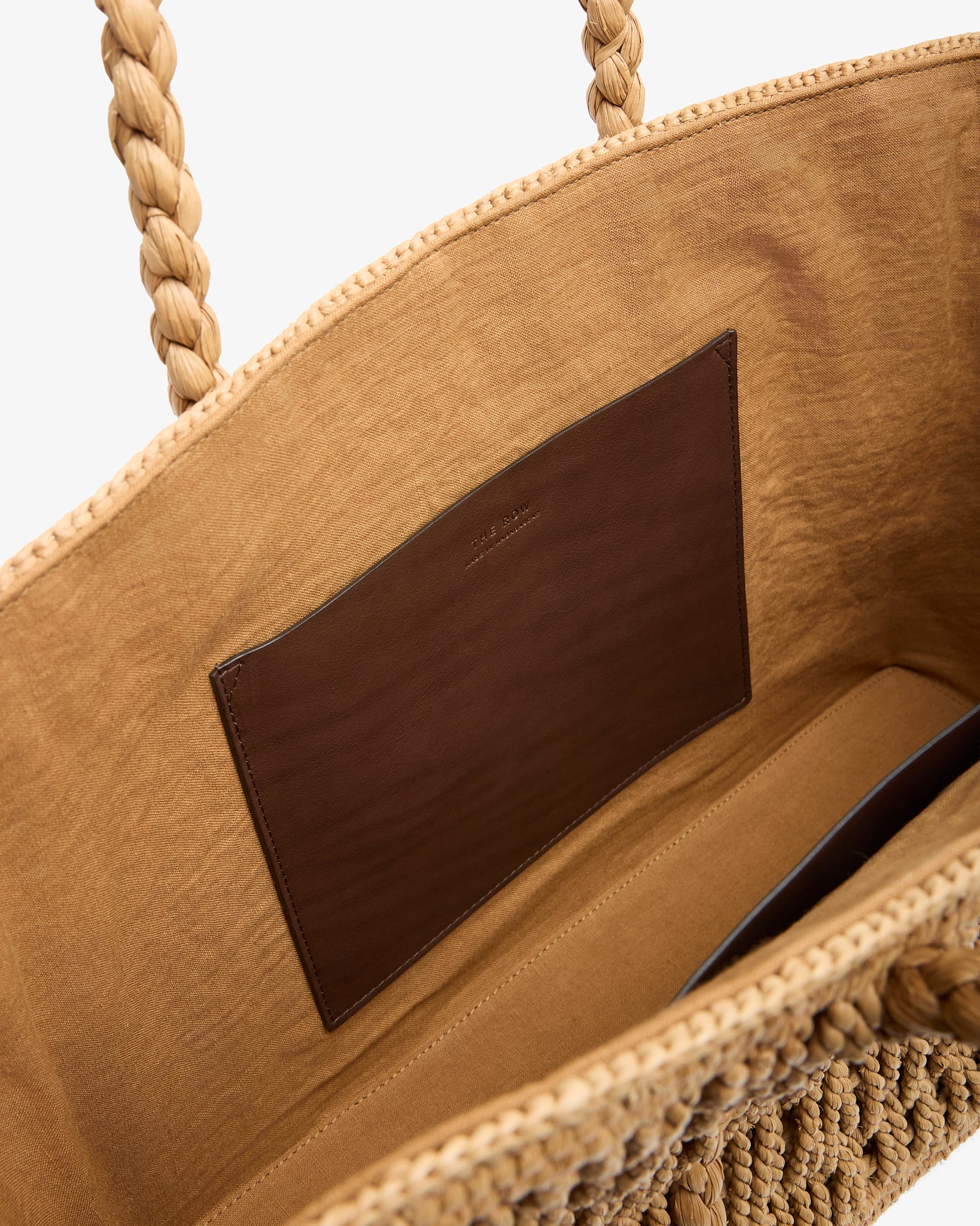 Geogica raffia tote bag