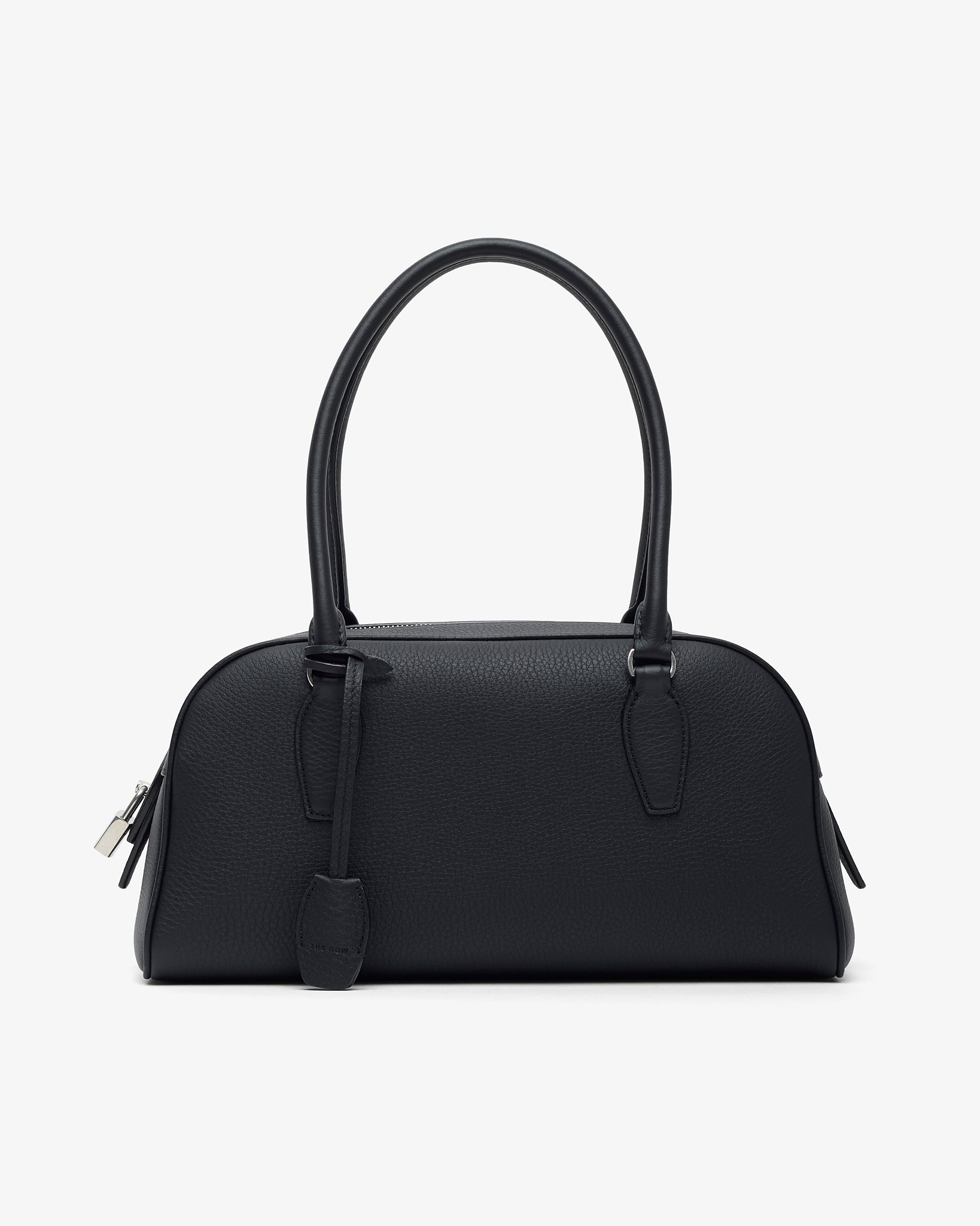 India E/W small  black leather bag