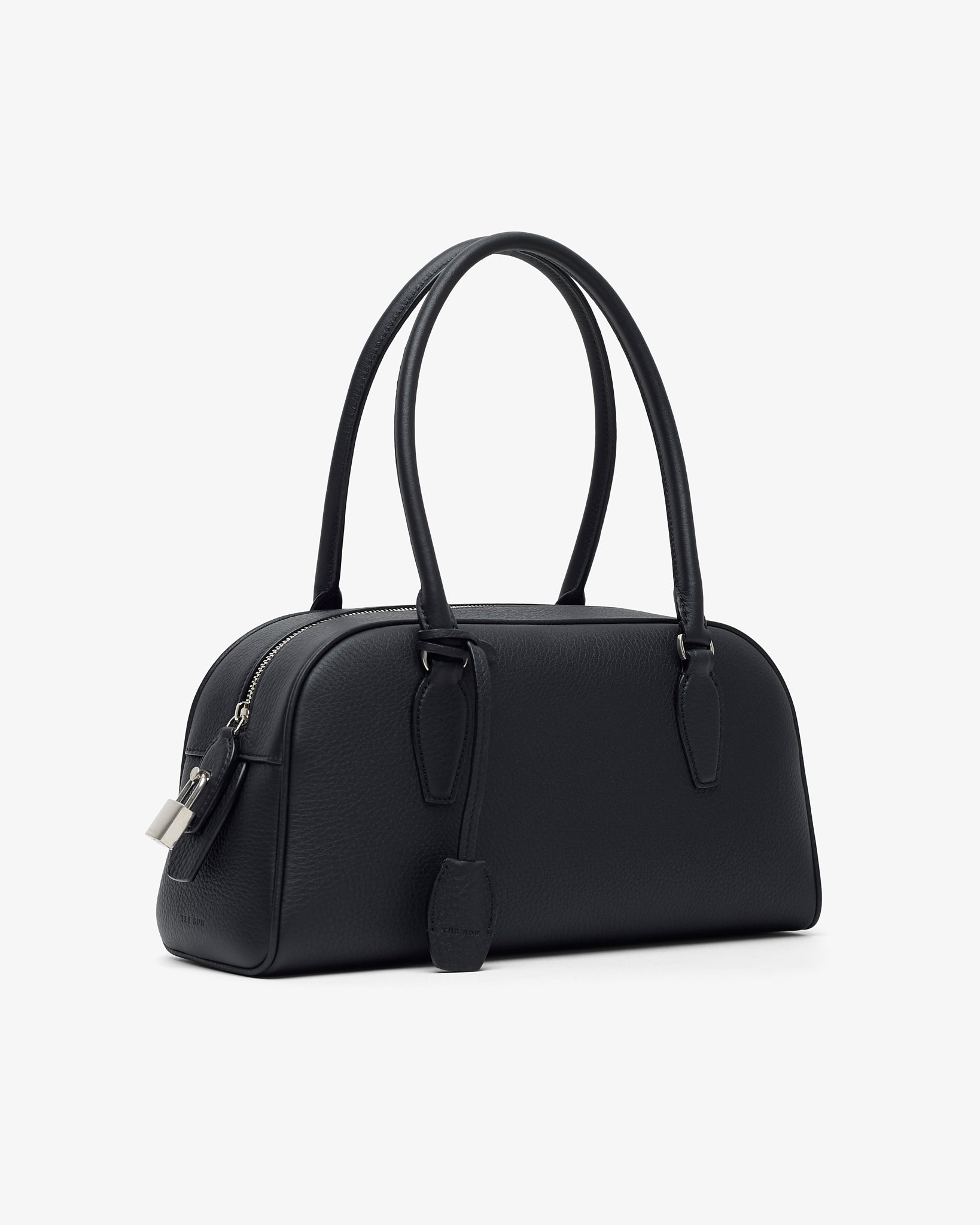 India E/W small  black leather bag