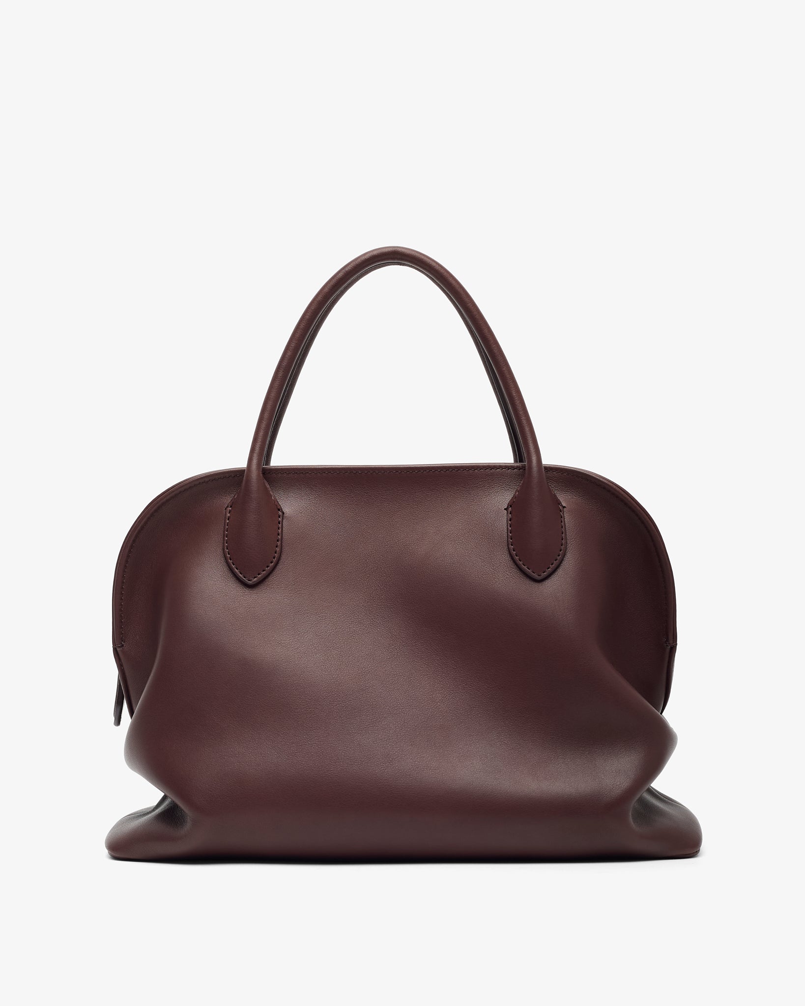 Agnes 12 burgundy leather bag