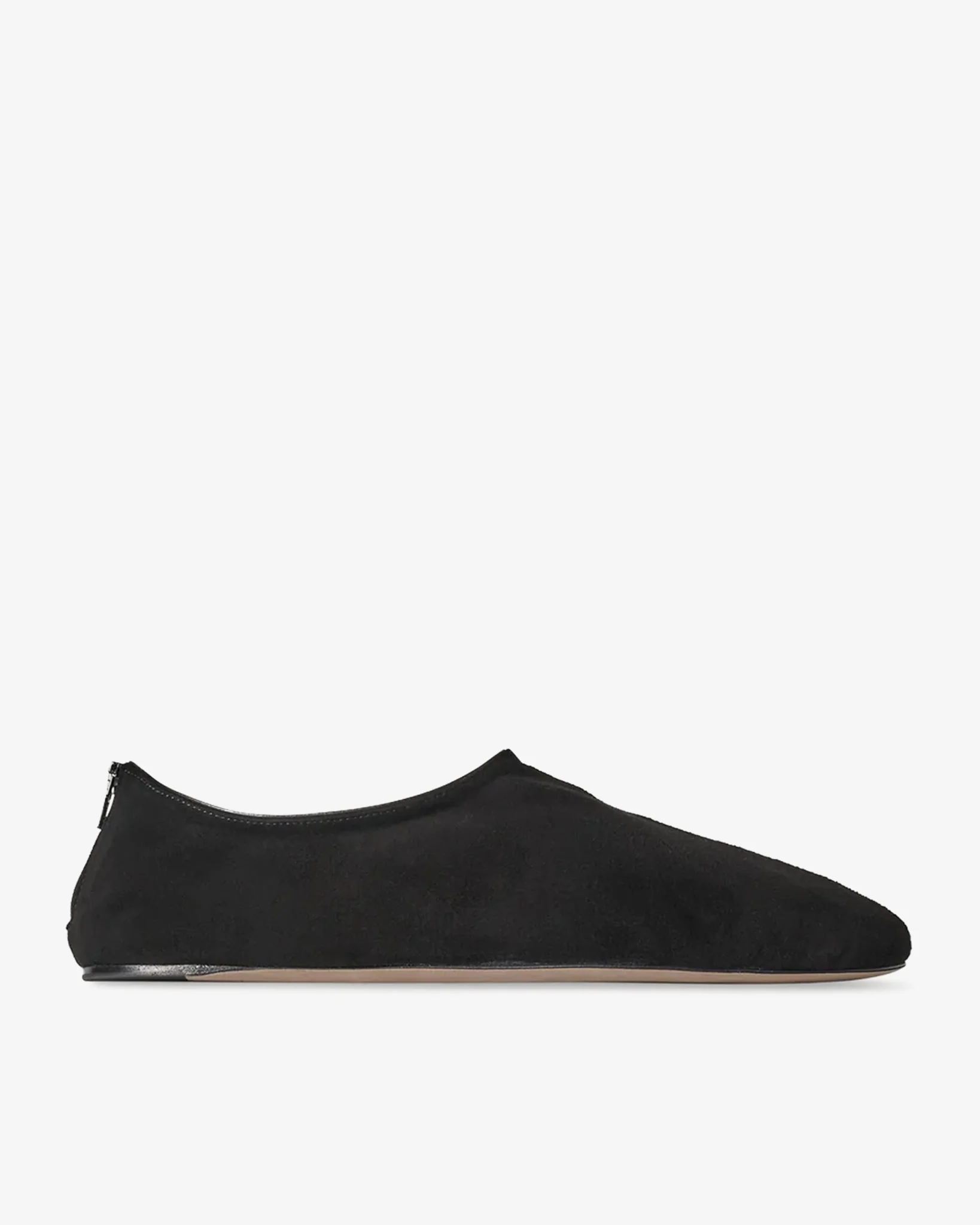 Stellene black suede ballet flats