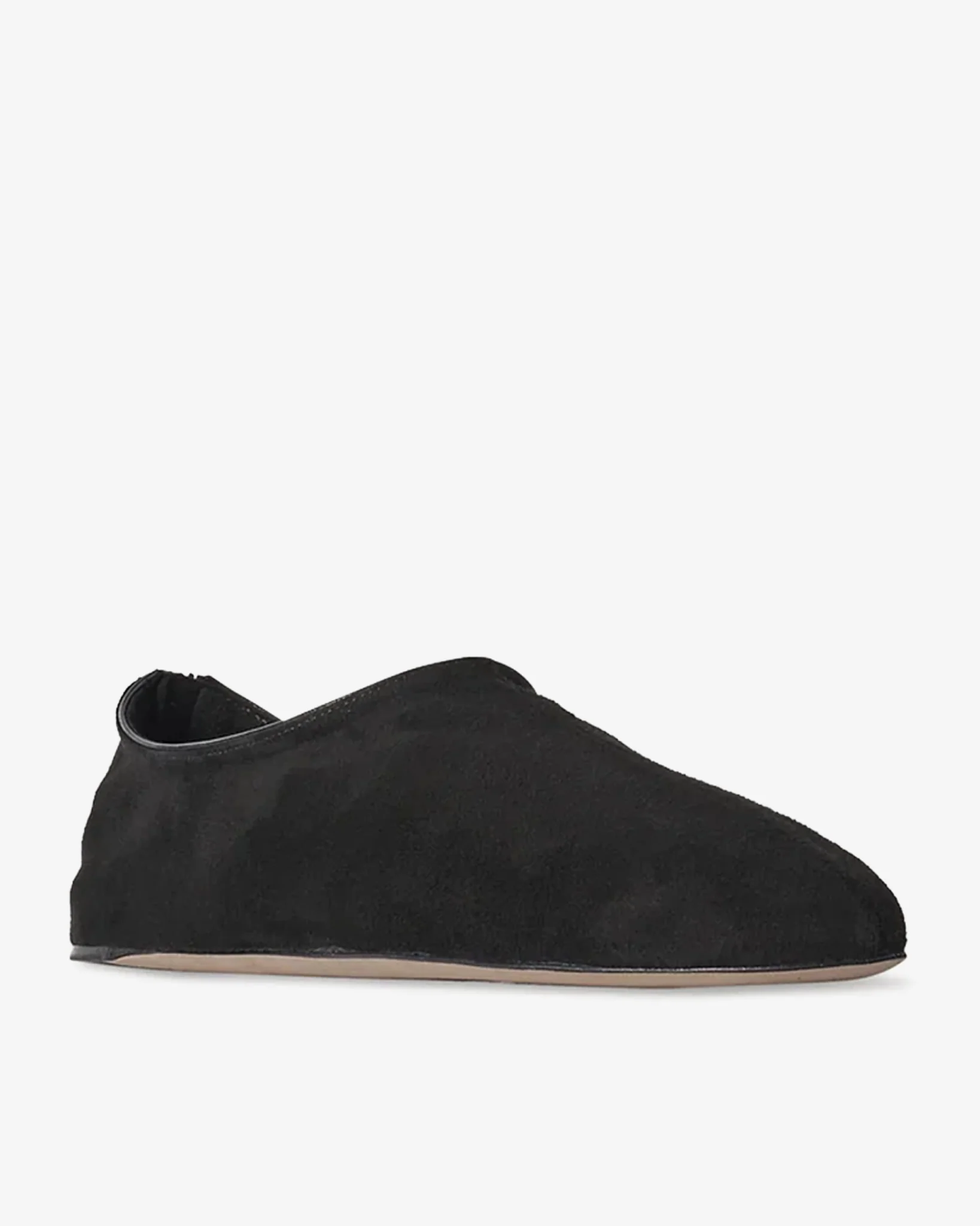 Stellene black suede ballet flats