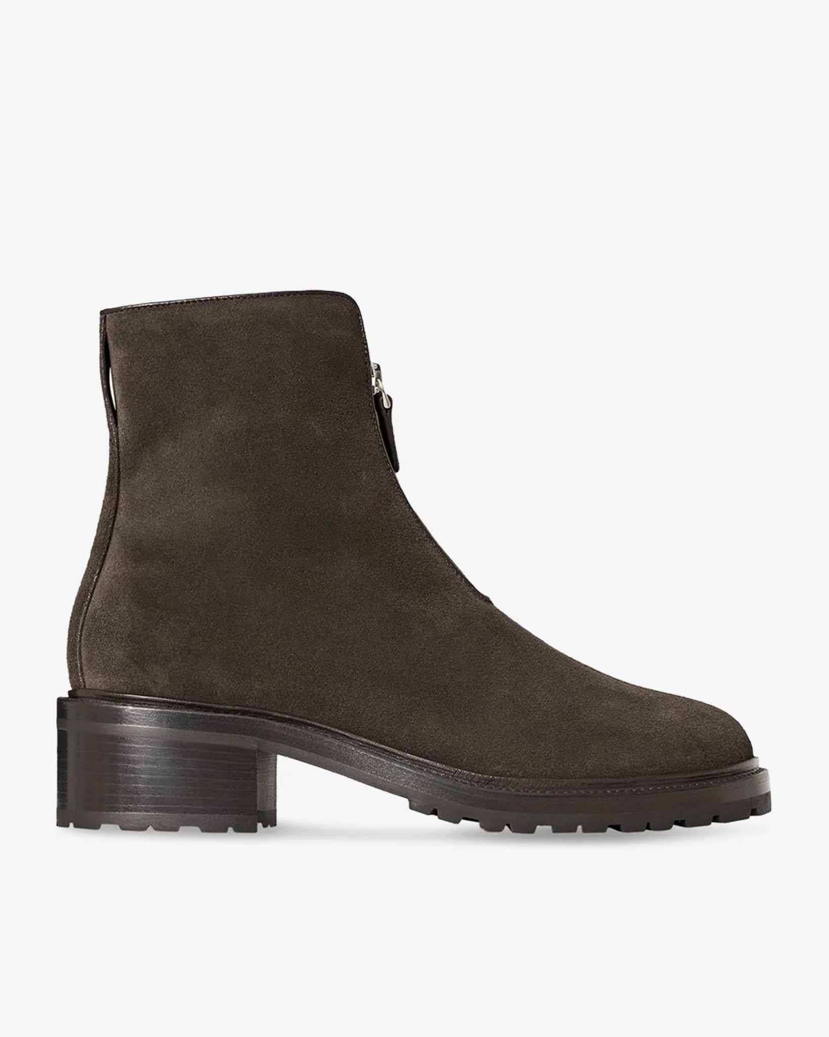 Hike sporty suede zip boots