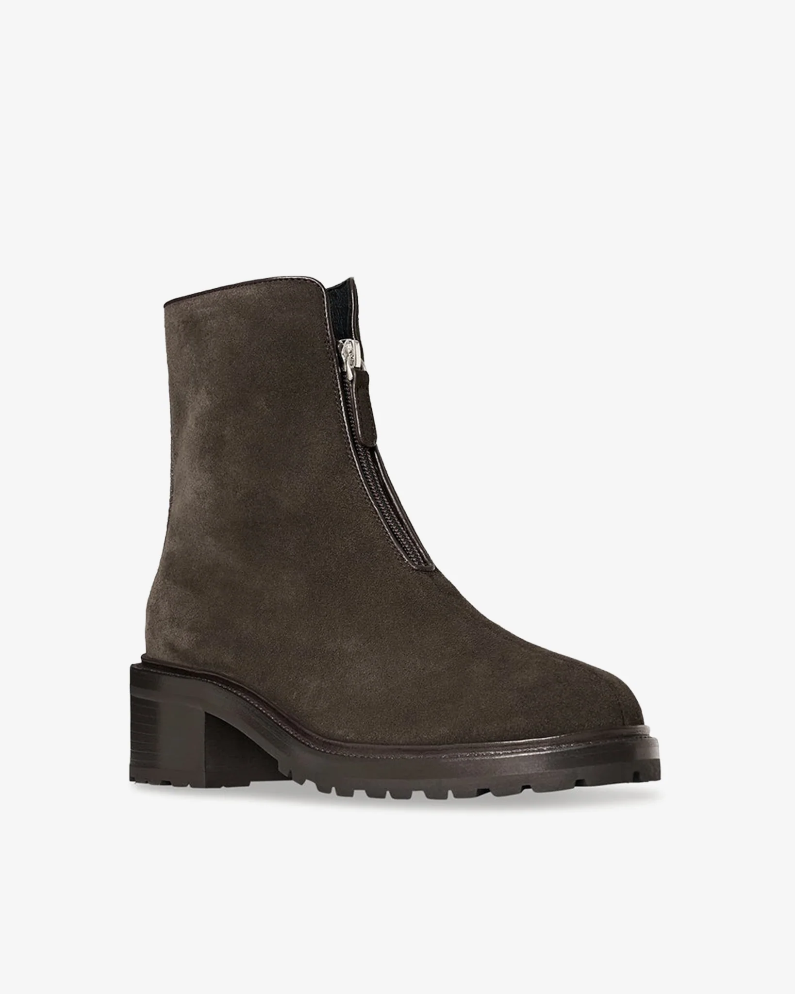 Hike sporty suede zip boots