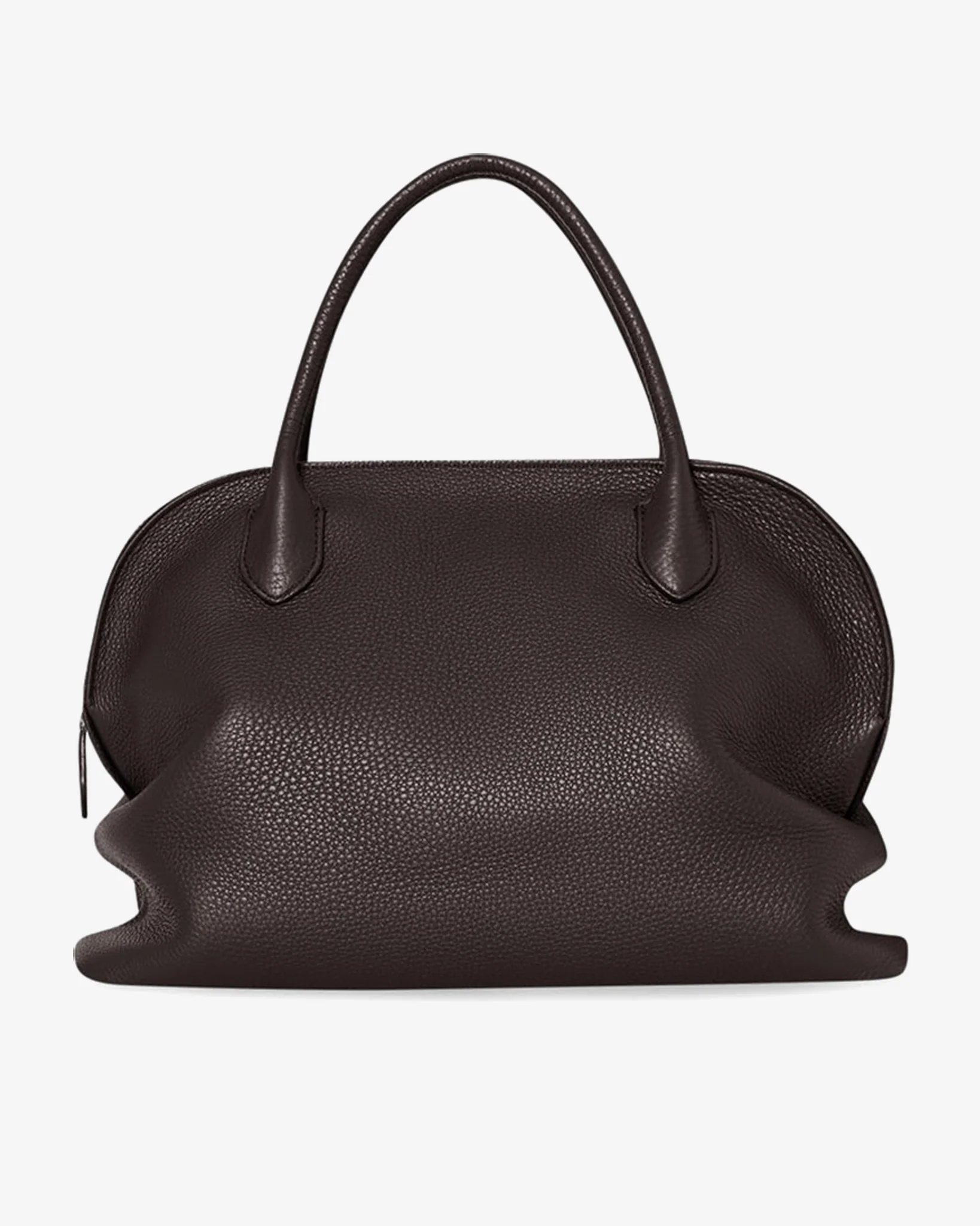 Agnes 12 dark brown leather bag