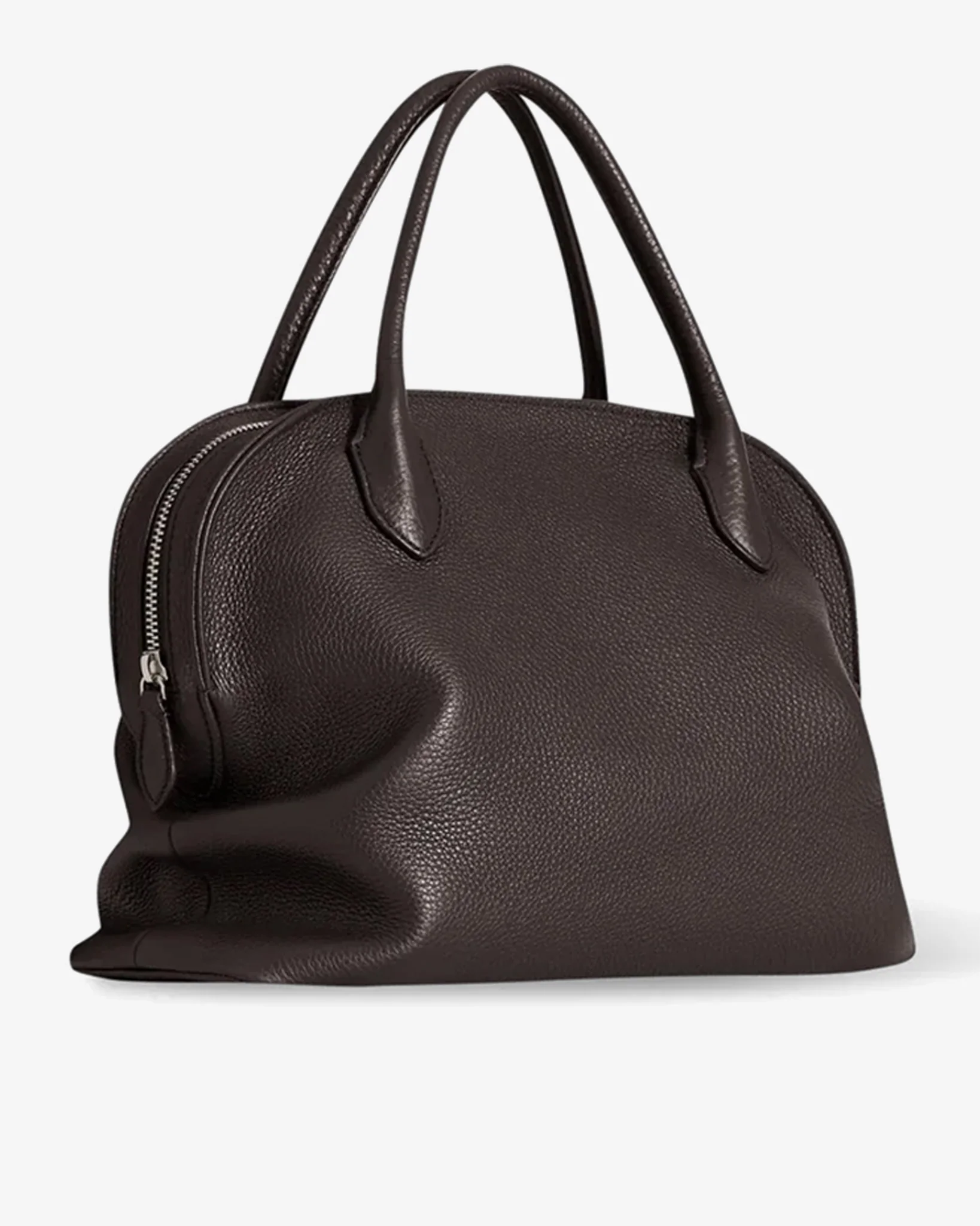 Agnes 12 dark brown leather bag