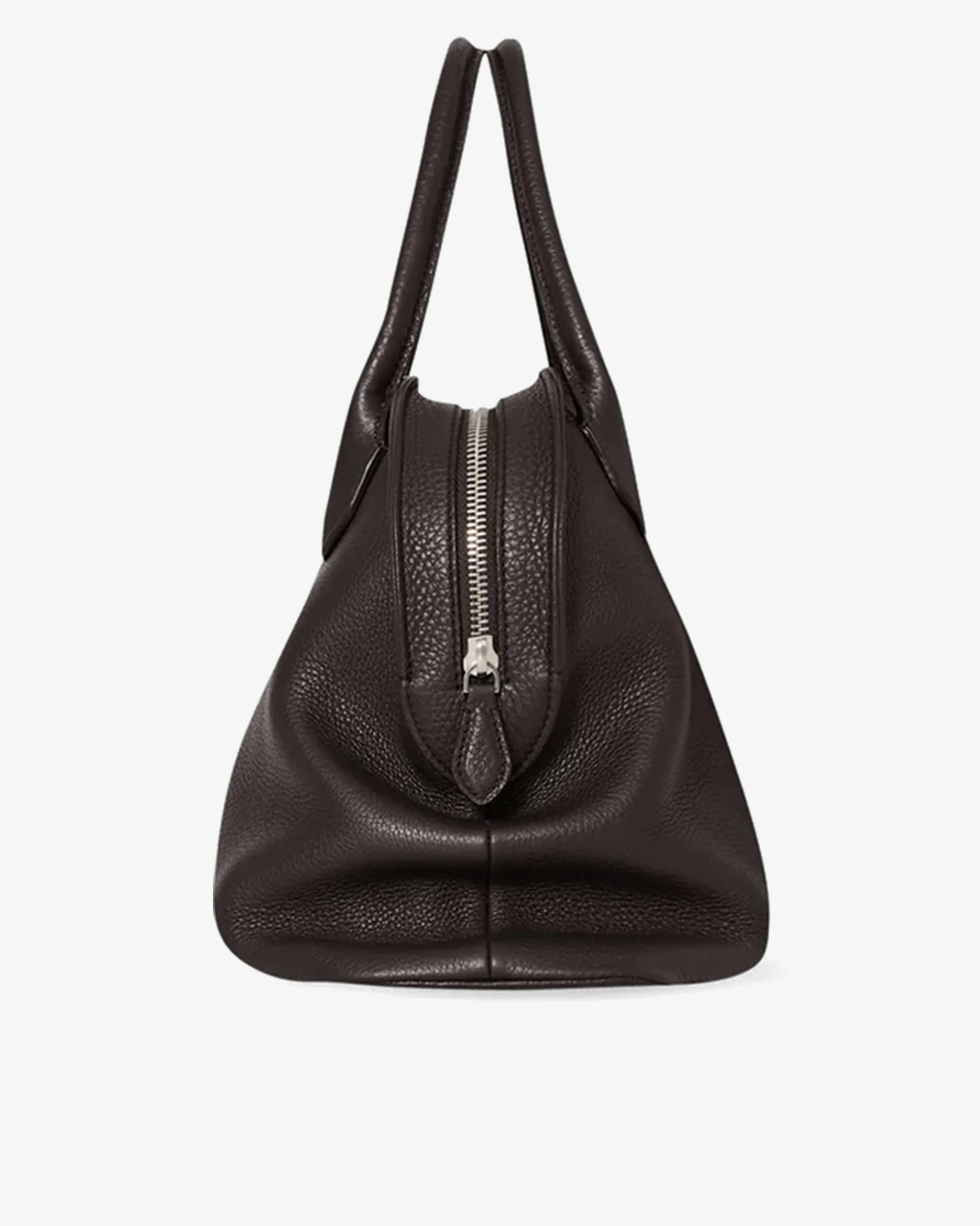 Agnes 12 dark brown leather bag