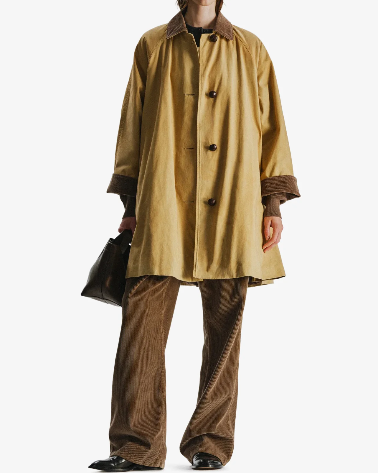 Ina cotton gabardine coat