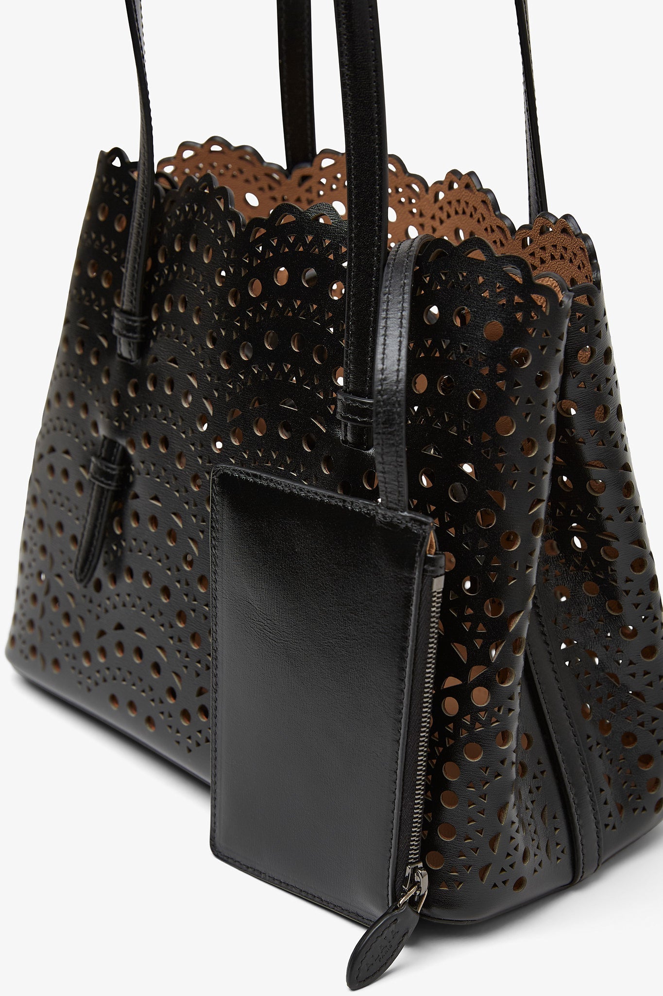 Mina 25 vienne vague black tote bag
