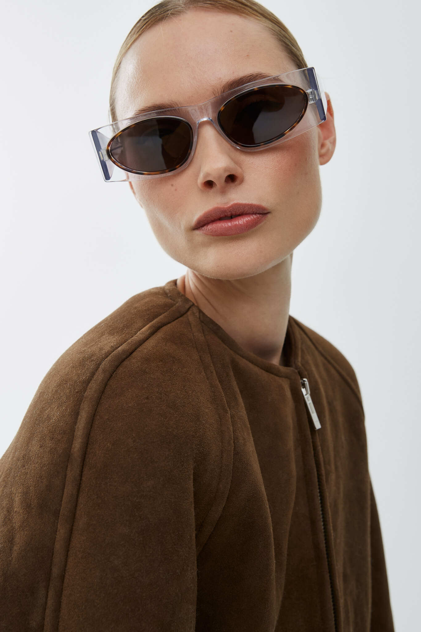 Cat Eye 85 transparent sunglasses