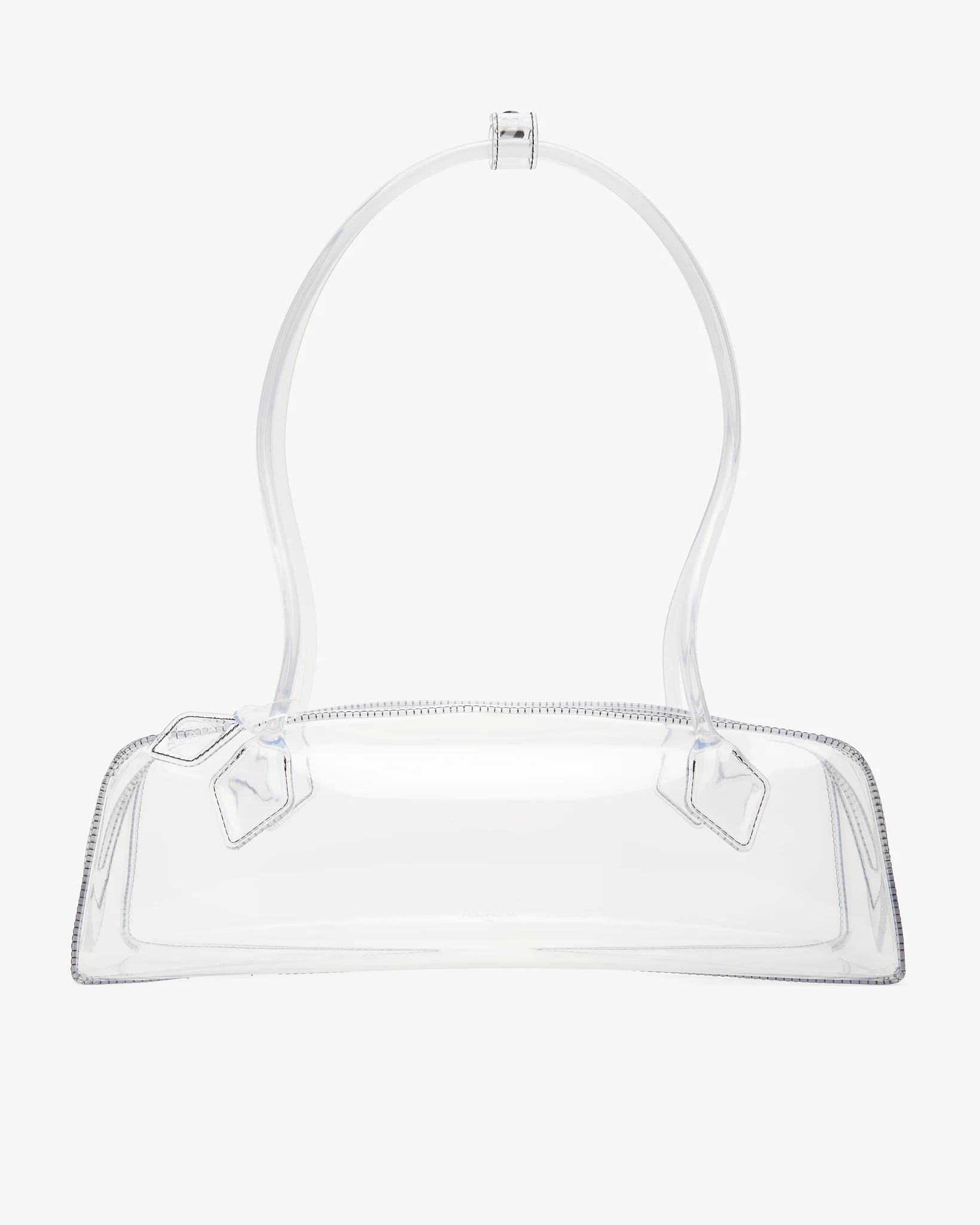Le Teckel Medium black and white bag