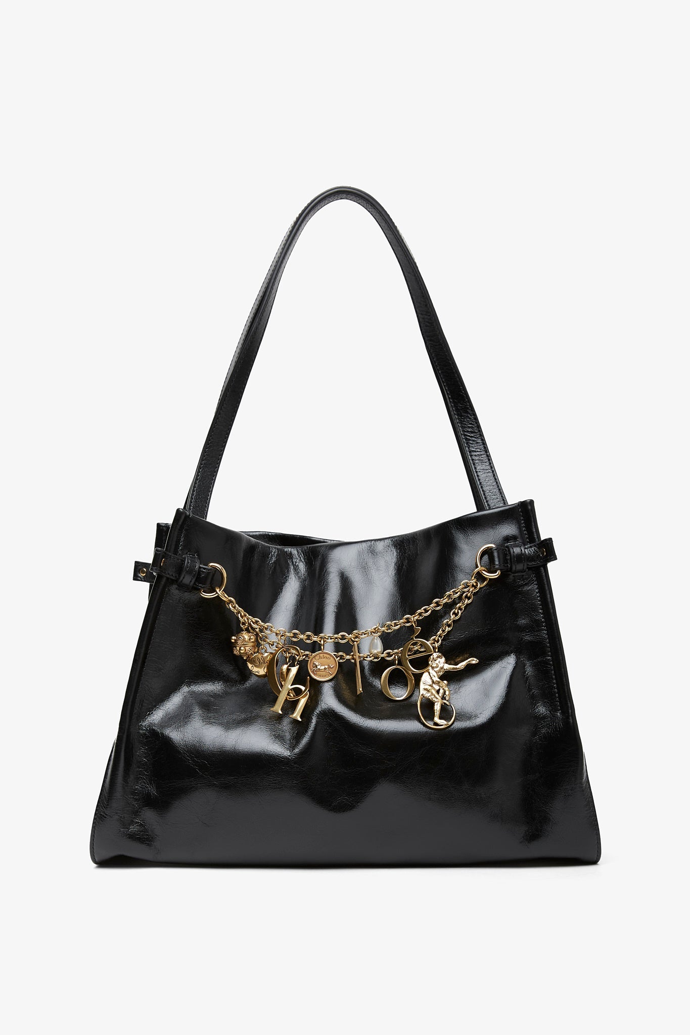 Chloe charms black shoulder bag