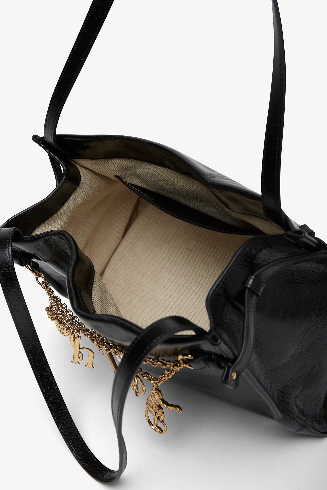 Chloe charms black shoulder bag