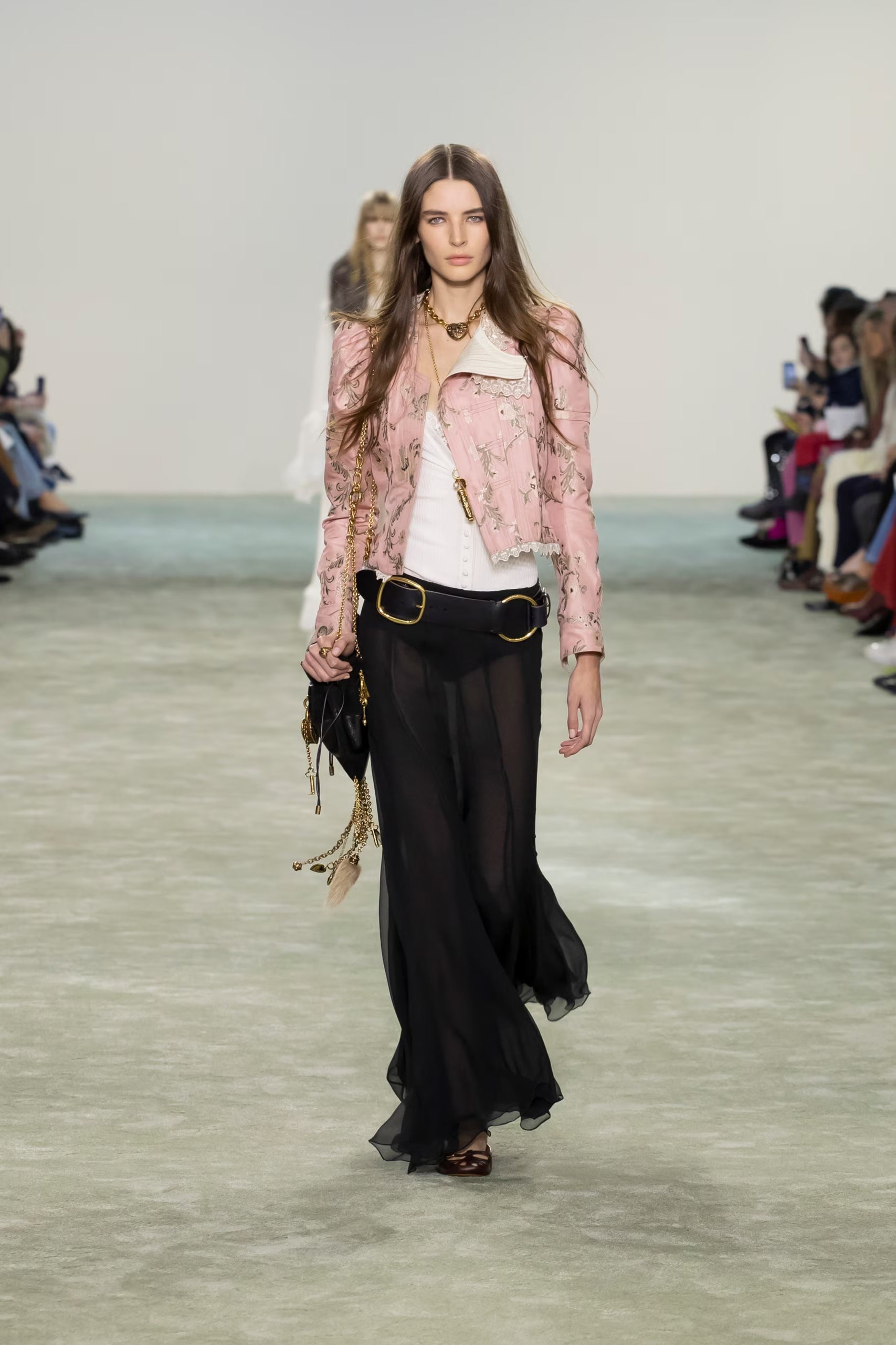 Fitted pink jacket