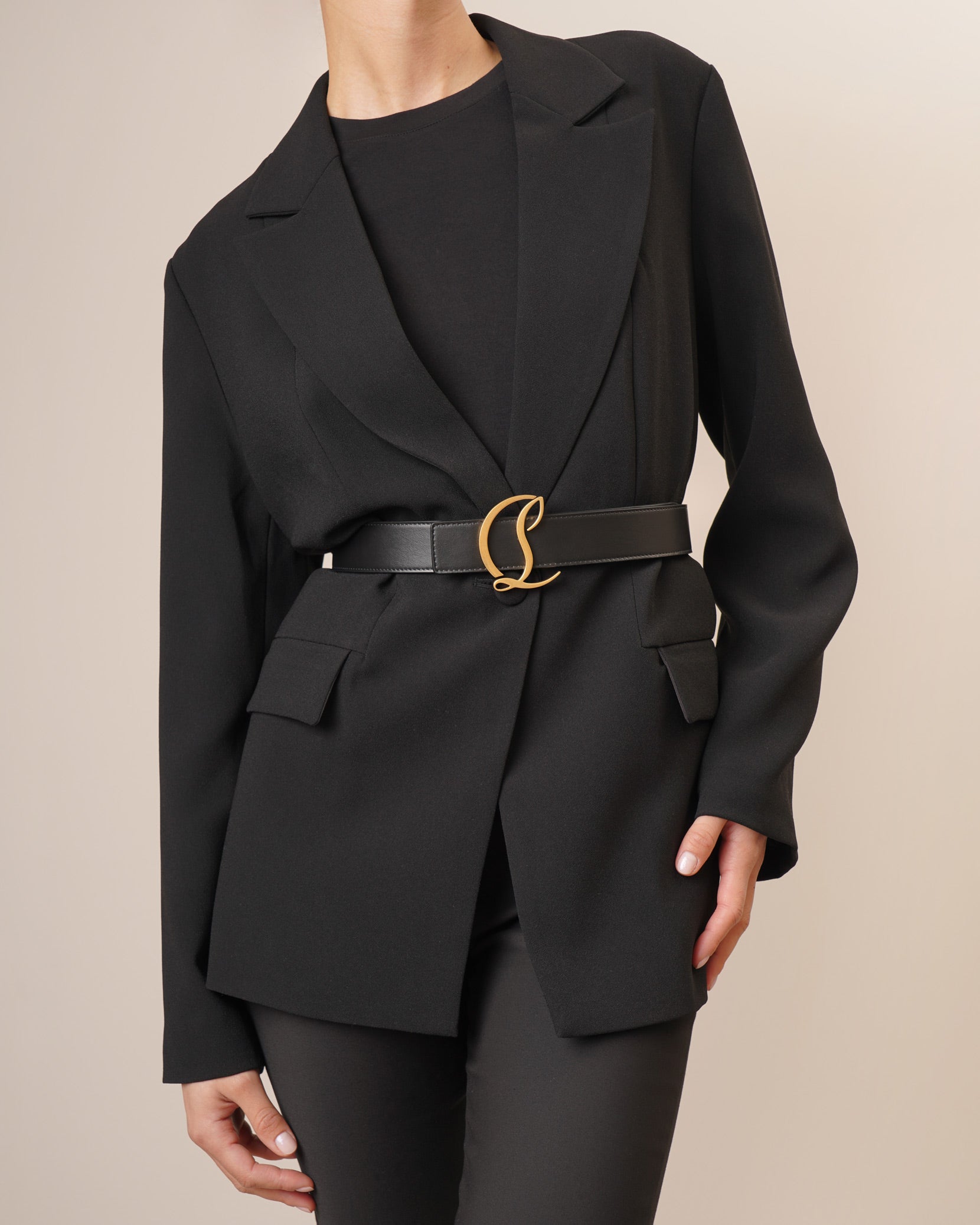 CL Logo Belt black