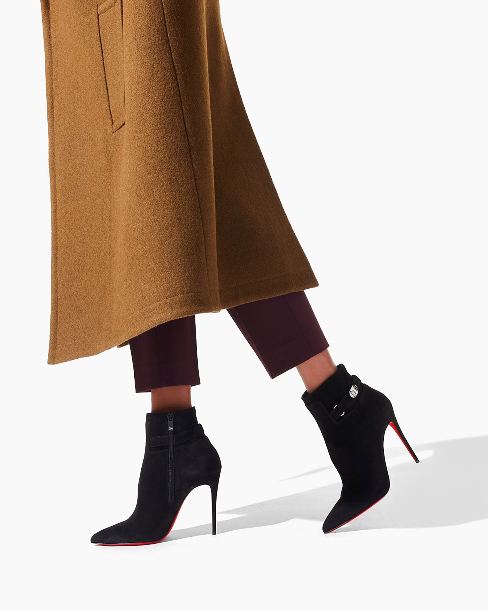 Lock So Kate Booty 100 black suede