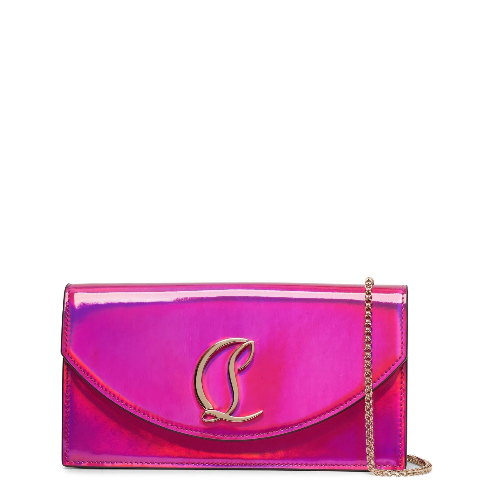 Loubi54 psychic pink clutch
