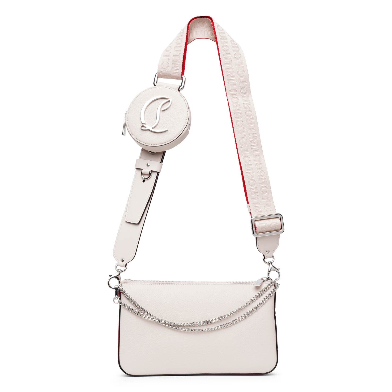 Loubila hybrid pouch light pink crossbody bag