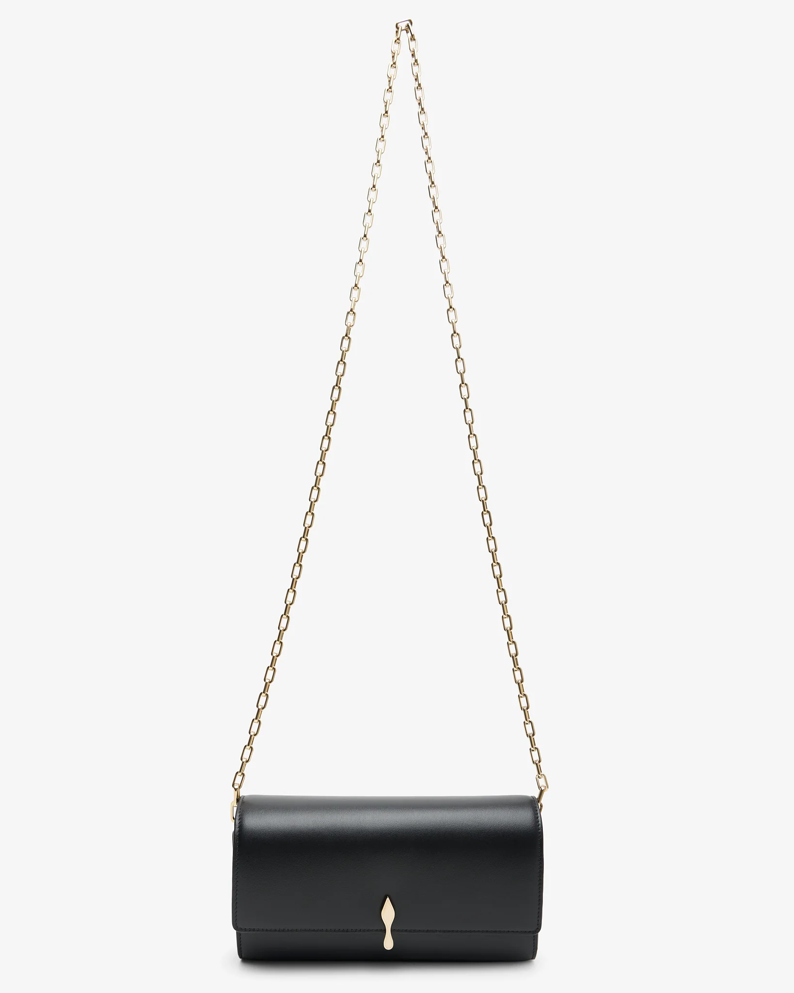 Bettina wallet on a chain clutch