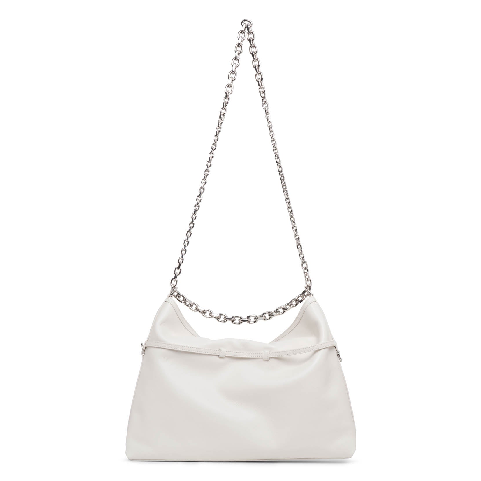 Voyou medium white chain bag