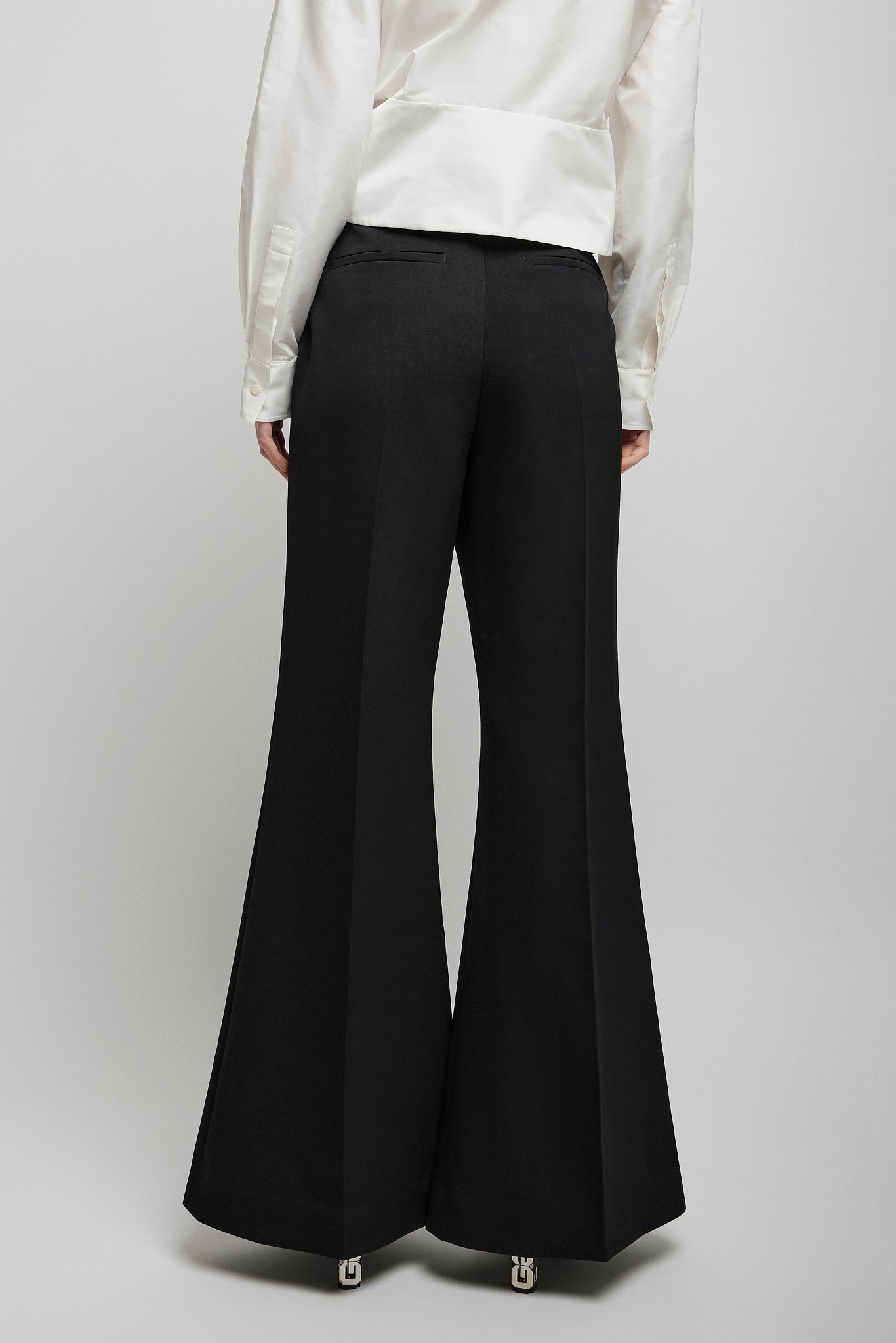 Flaired smoking pants