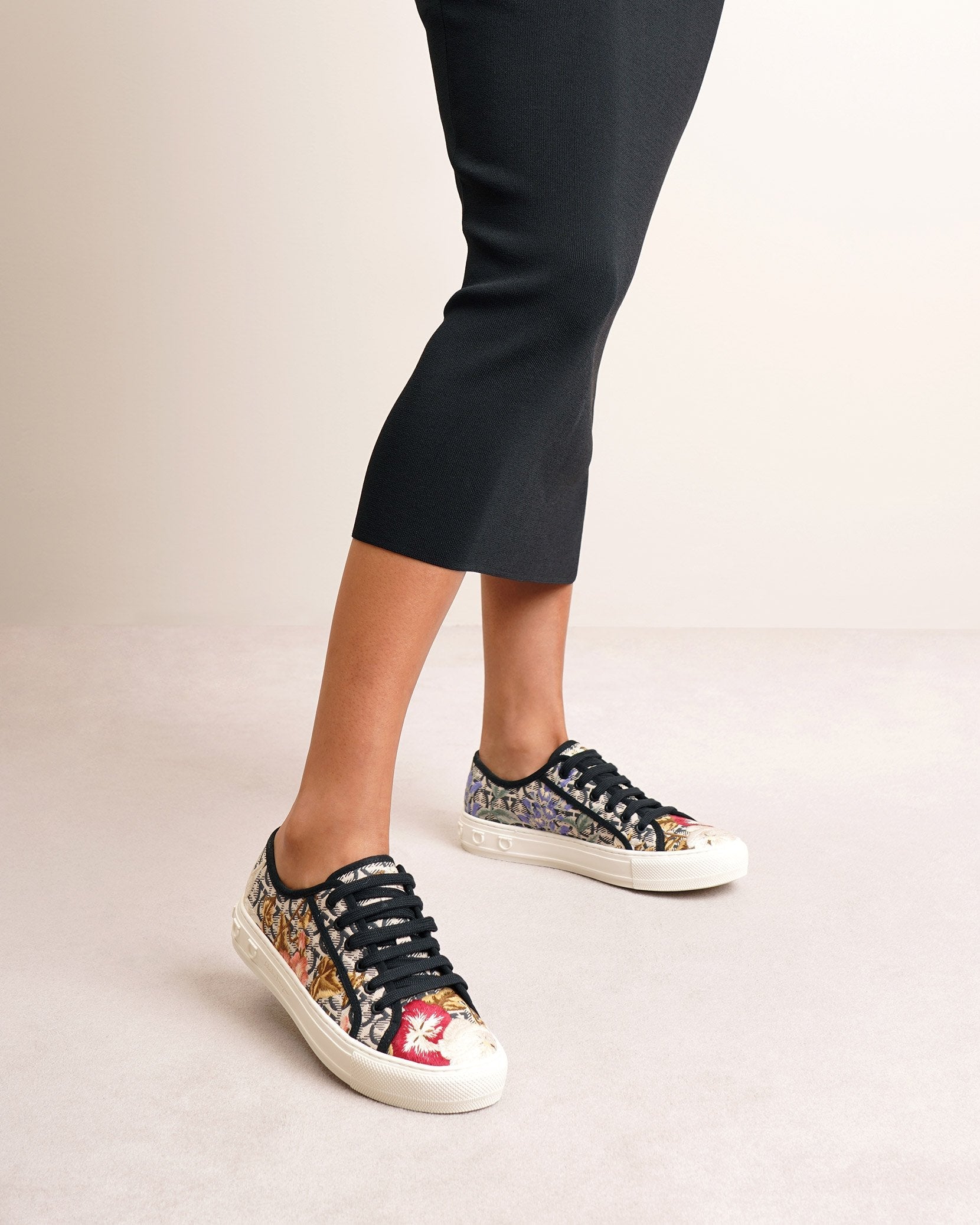 Tully ricamo garden embroidery sneakers